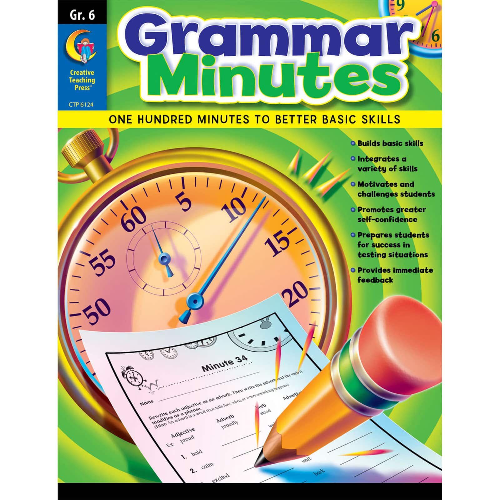 Creative Teaching Press&#xAE; Grammar Minutes, Grade 6