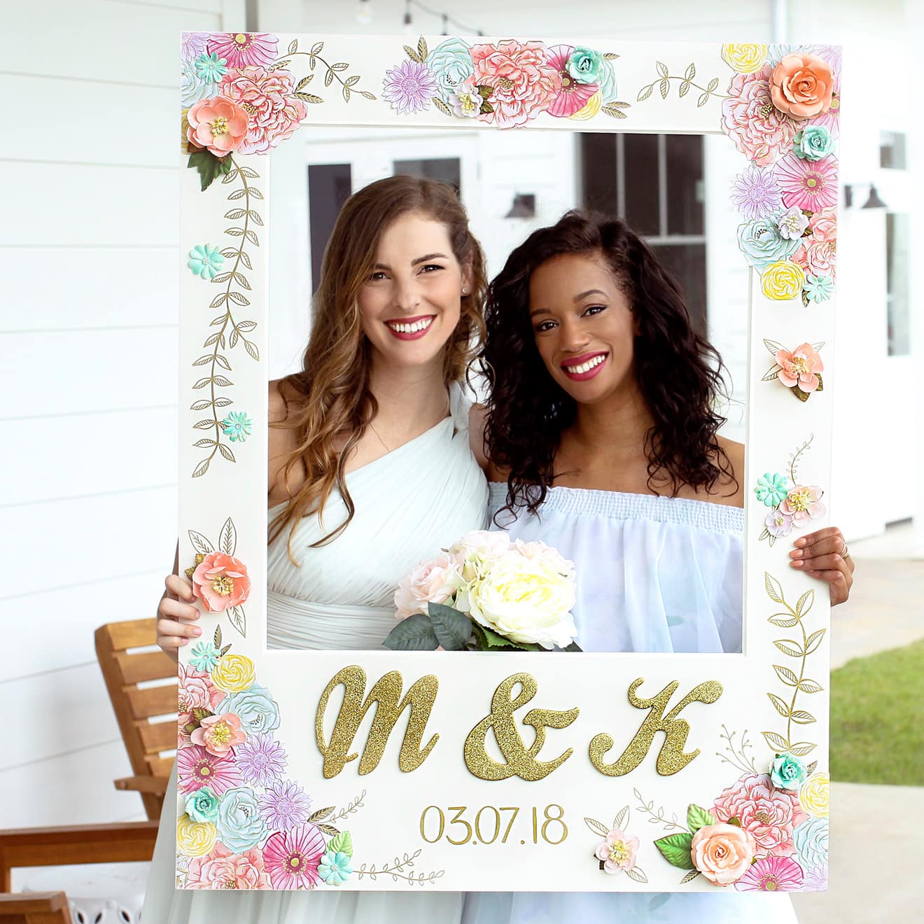 Bridal Selfie Photo Booth Frame