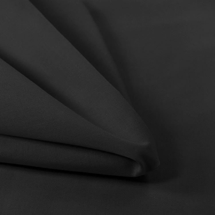 57" Black Broadcloth