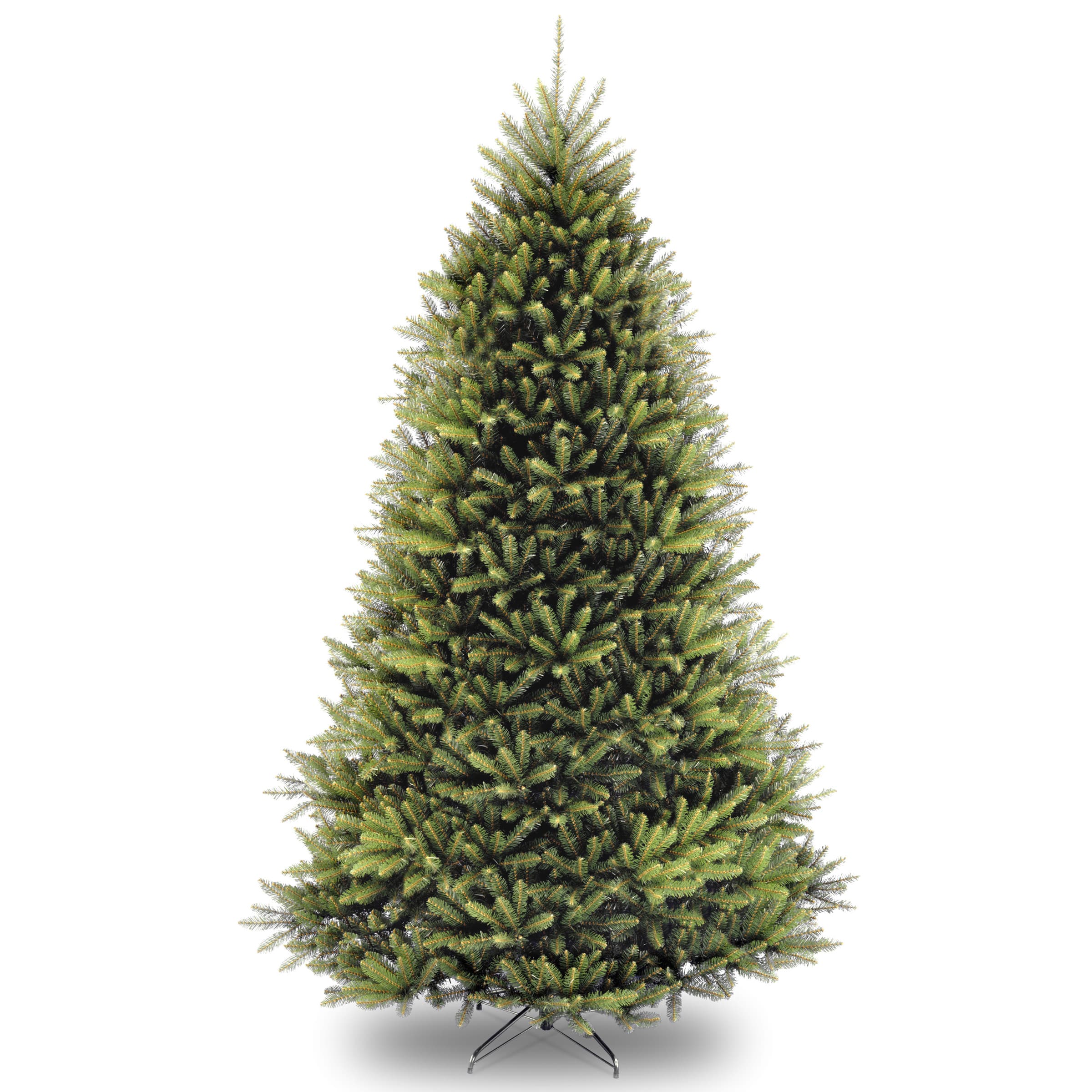 unlit artificial christmas tree