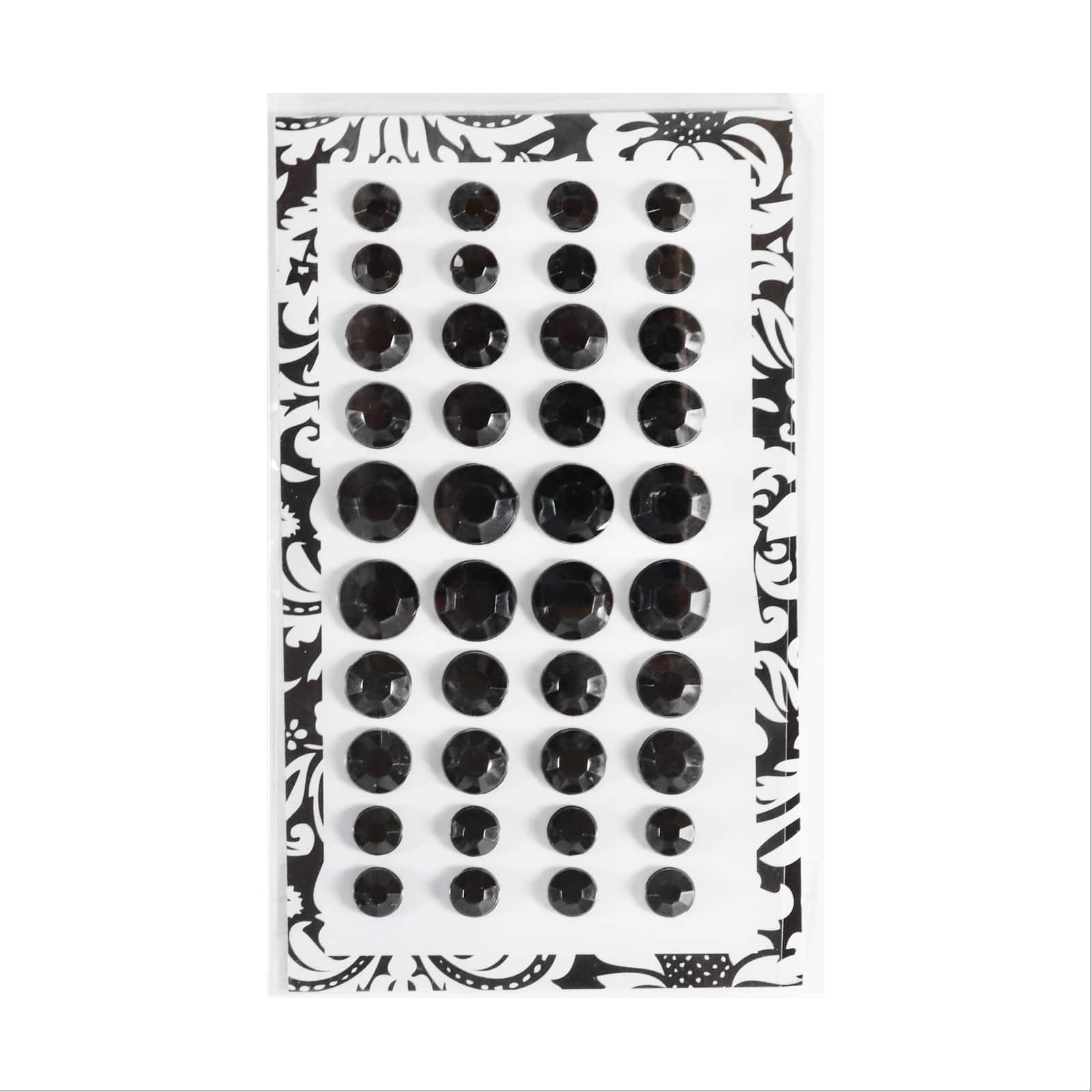 24 Pack: Assorted Acrylic Rhinestone Stickers by Craft Smart&#x2122;