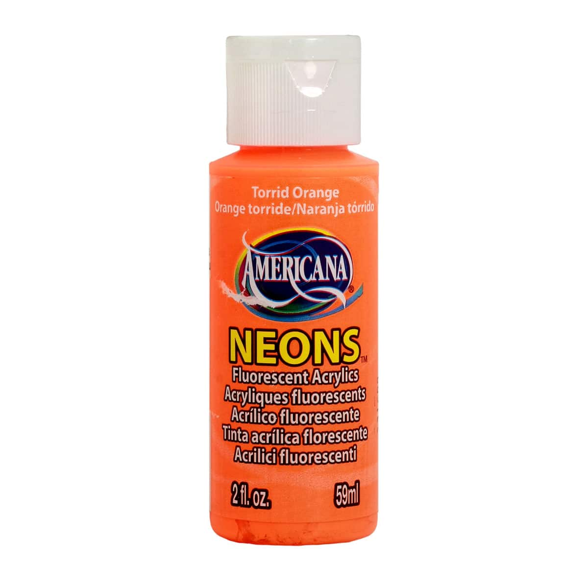 Americana® Neons Fluorescent Acrylic Paint, 2oz.