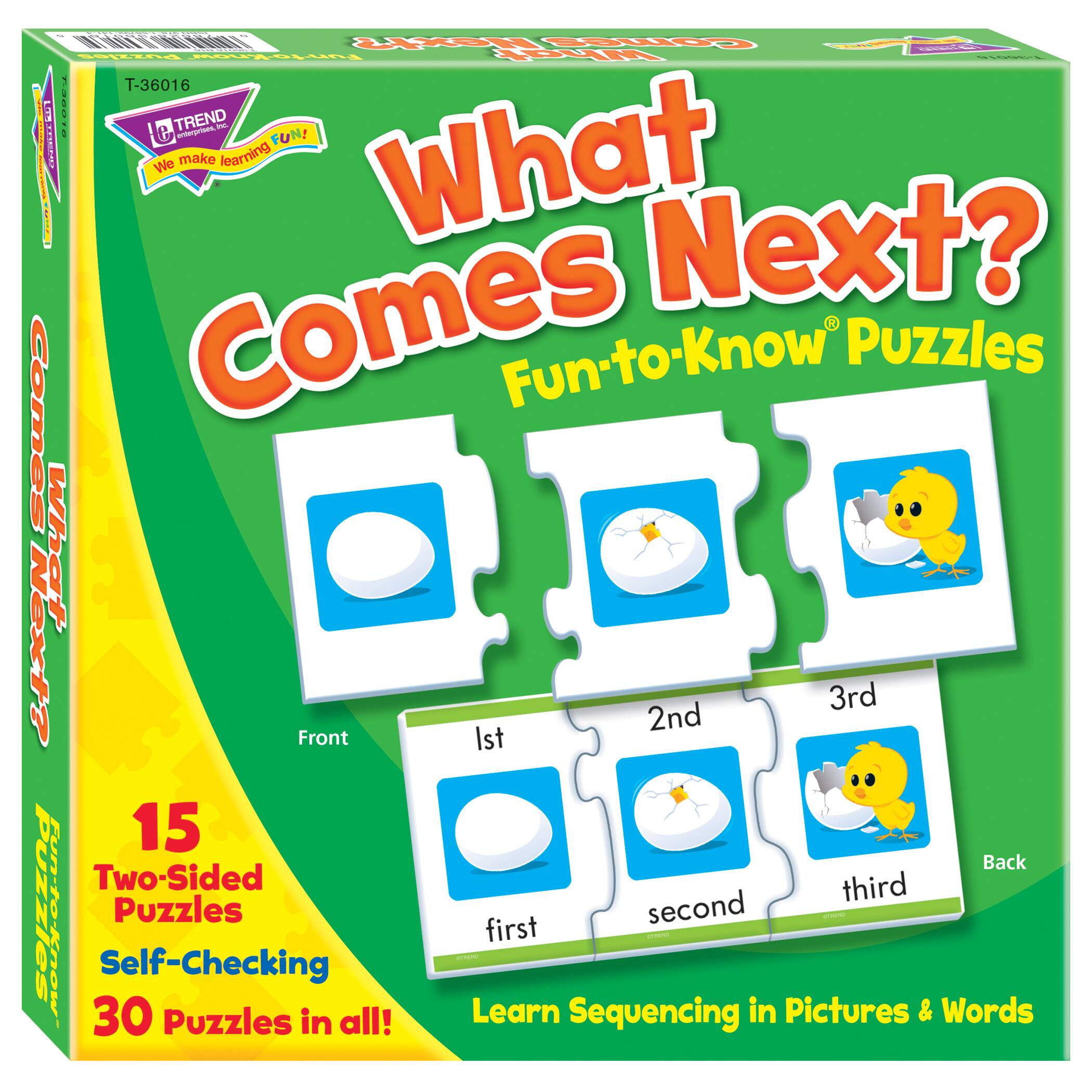 What Comes Next? Fun-to-Know&#xAE; Puzzles
