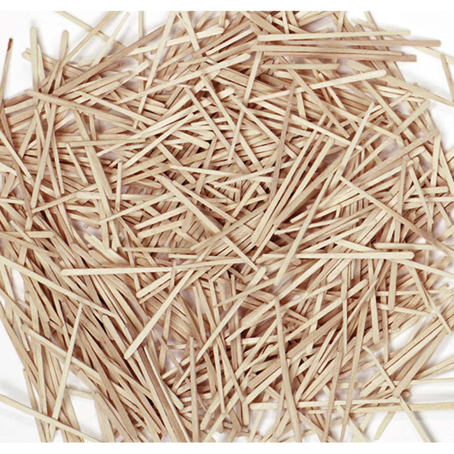 6 Packs: 6 Packs 2,500 ct. (90,000 total) Natural Wooden Flat Toothpicks