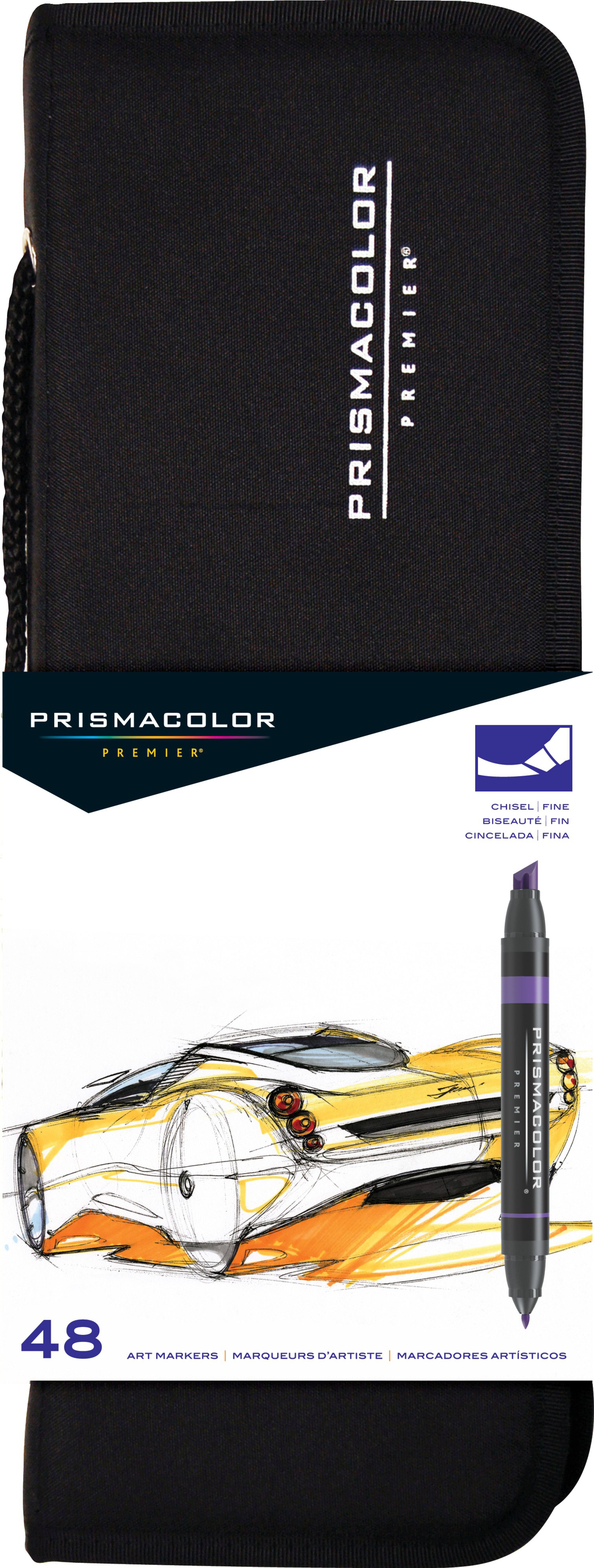 Fine and Chisel Tip 12-Count Prismacolor Premier Double-Ended Art Markers 