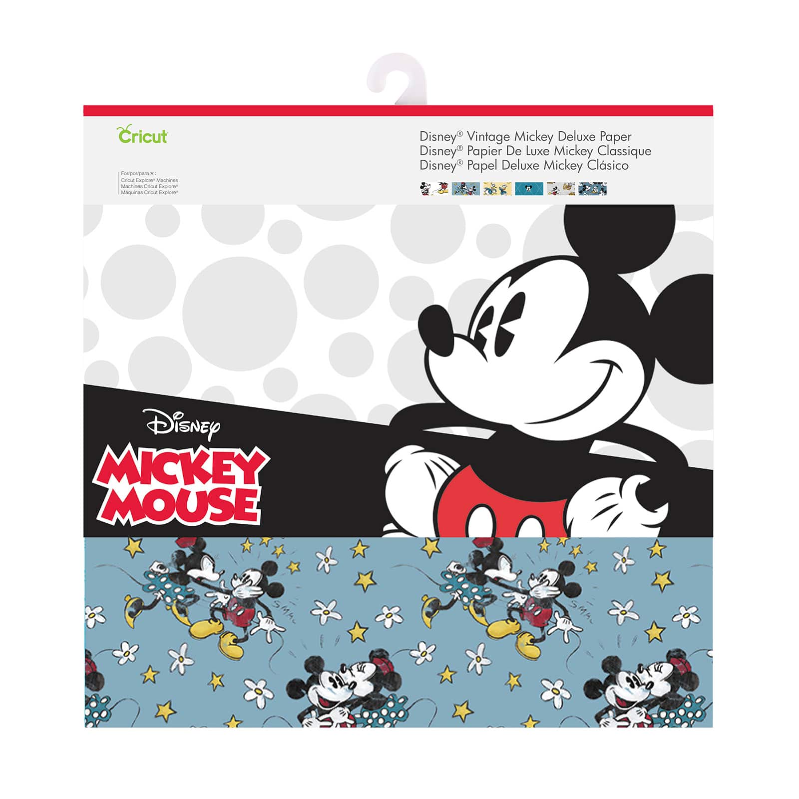 Aarde laten vallen een Cricut® Disney® Deluxe Paper, Vintage Mickey