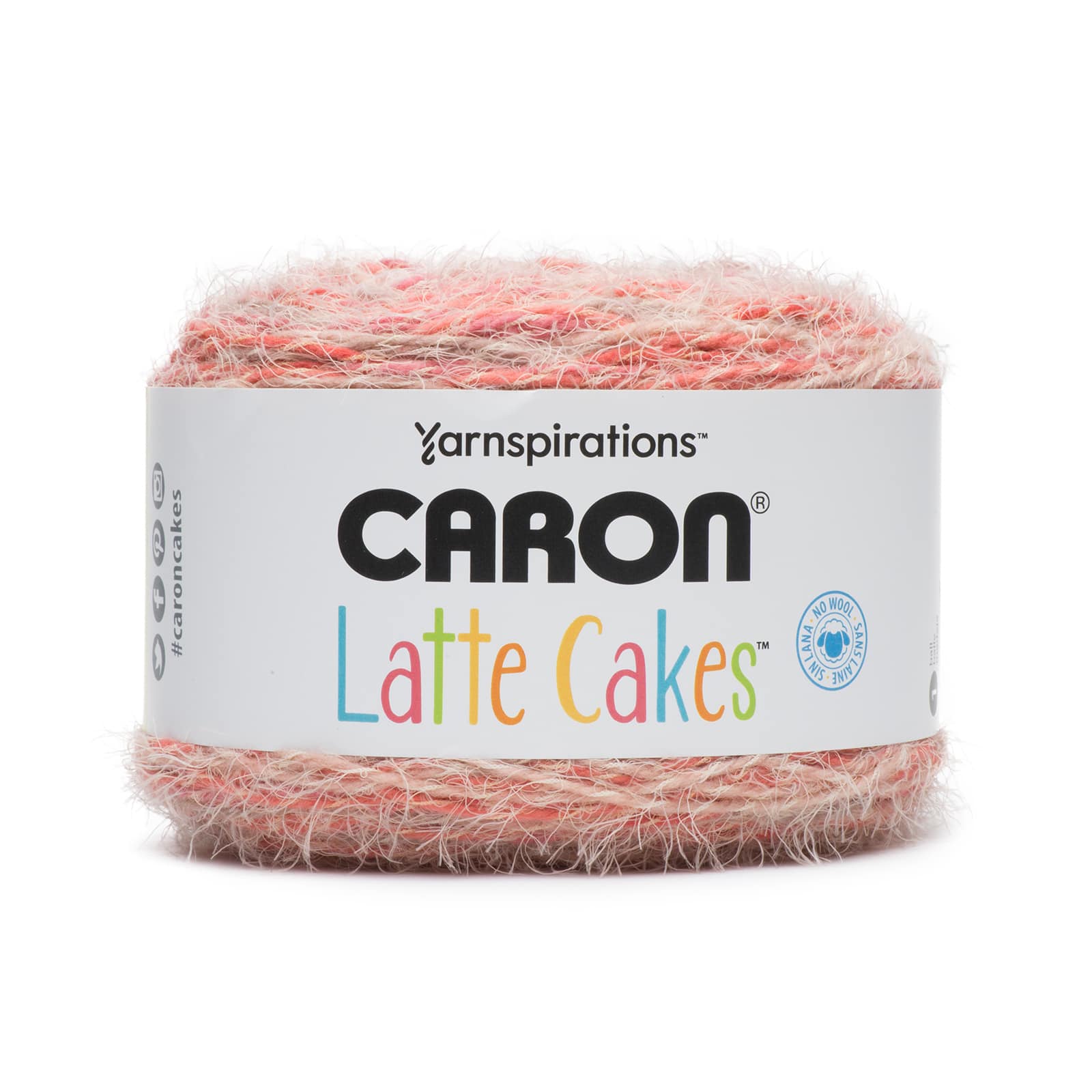 Caron Lovely Layers Latte Cakes Yarn-Strawberry Flambe
