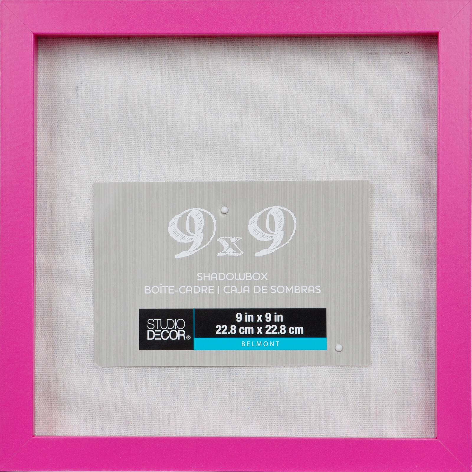 Pink Belmont Shadow Box By Studio Décor®