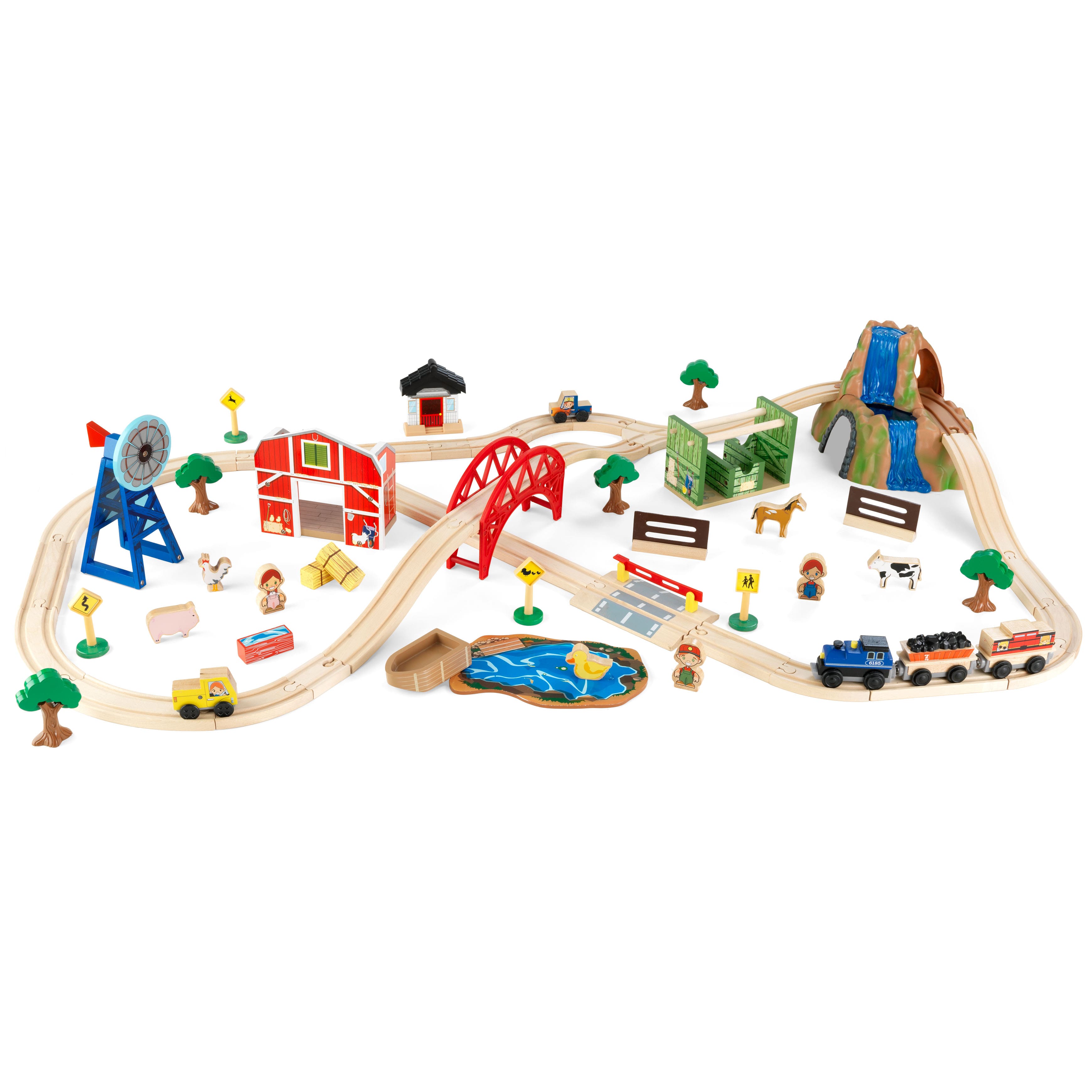 KidKraft Airport Express Train Set Table Hamilton Place