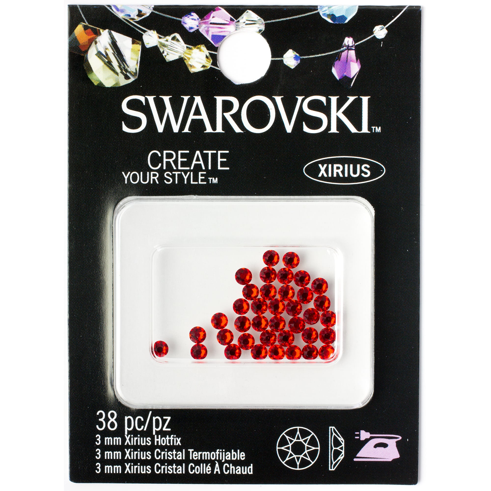Swarovski™ Create Your Style™ Hotfix Crystals, 3mm