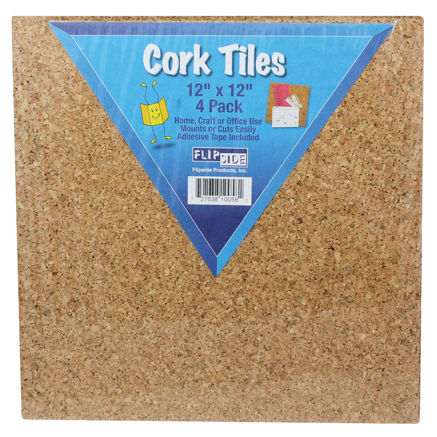 Cork Tiles, 12 x 12, Set of 4