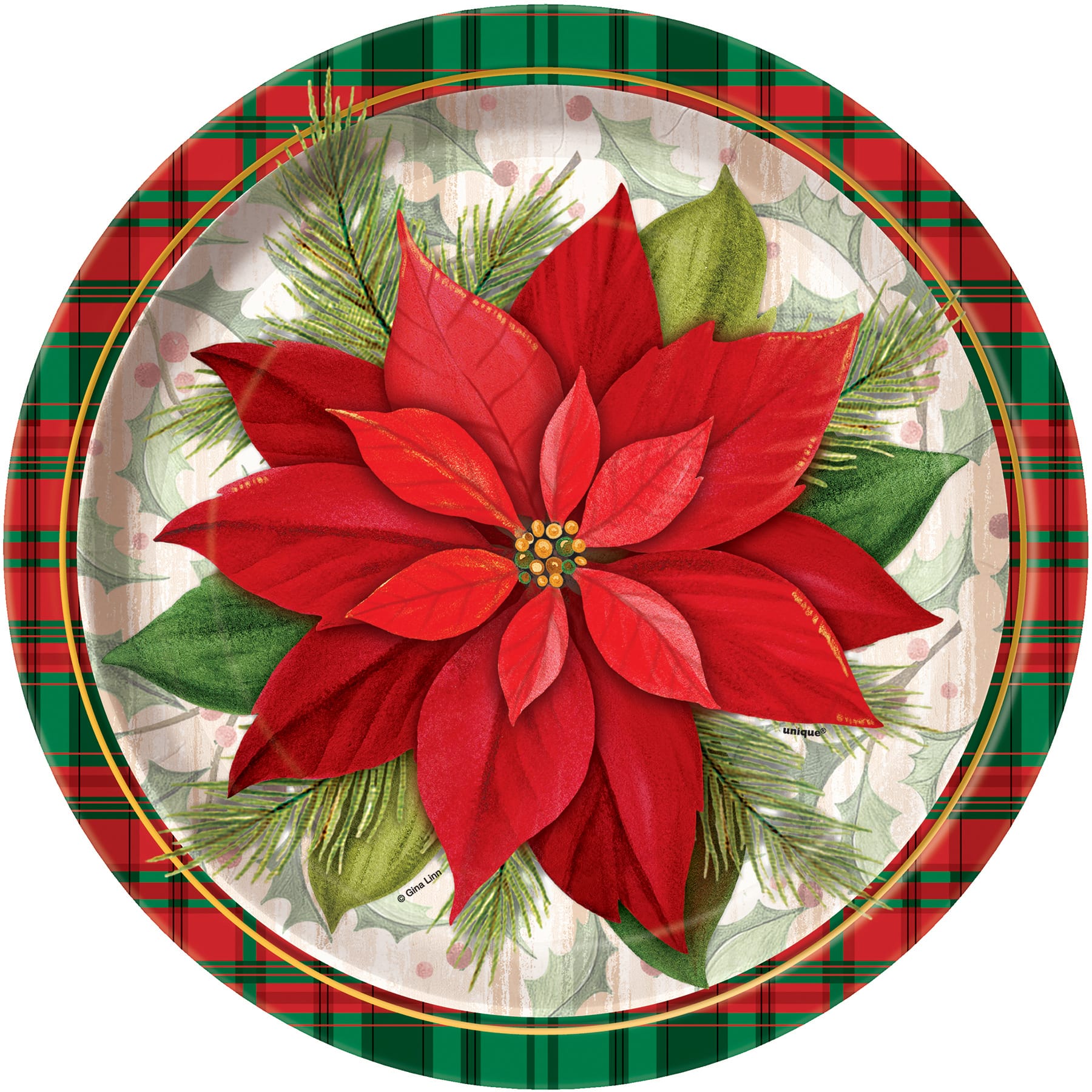 holiday paper plates