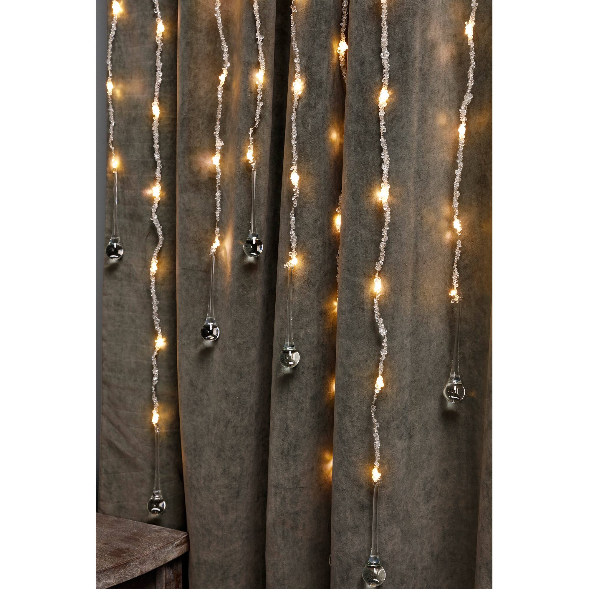 Crystal LED Icicle Lights