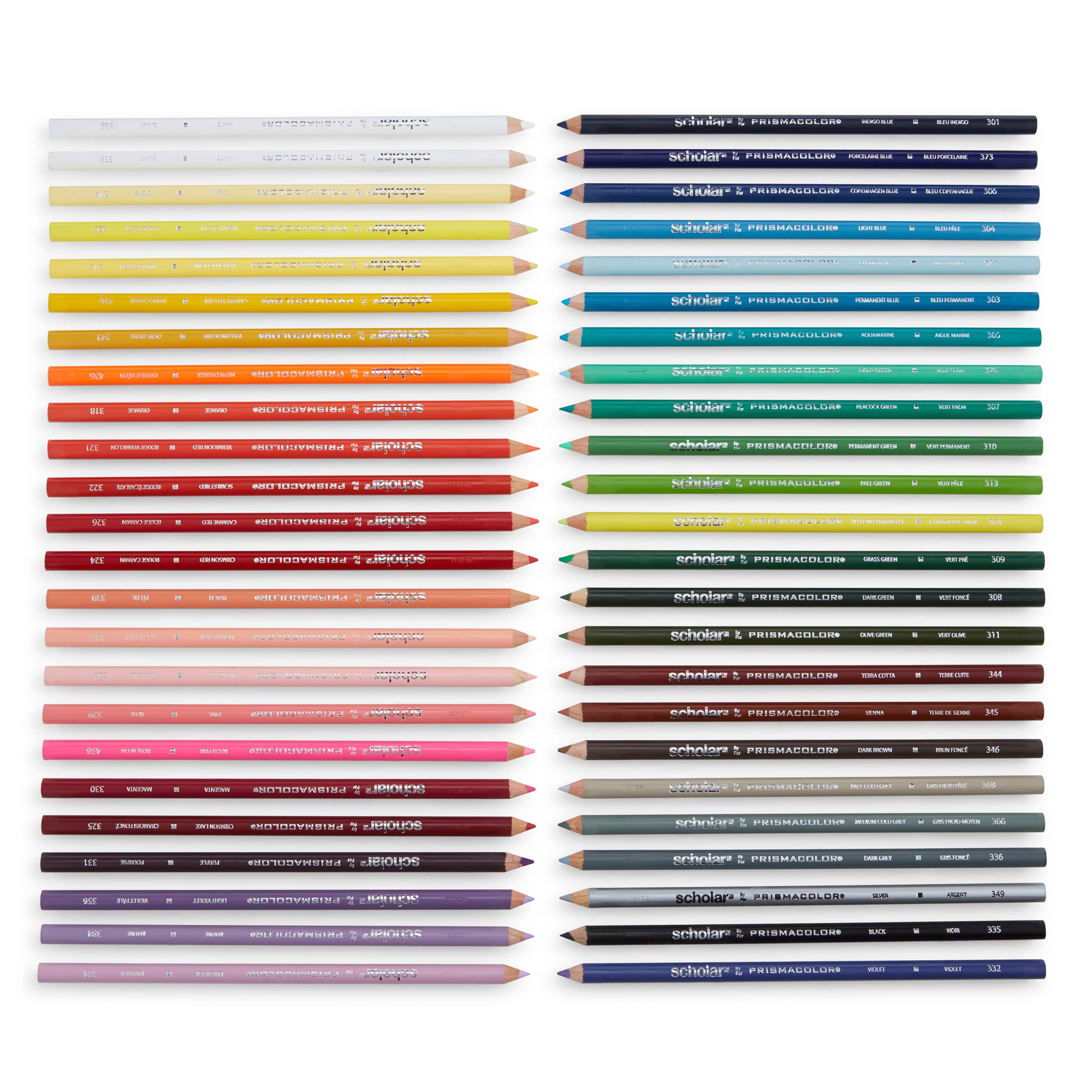 48 Pack Scholar Colored Pencils 