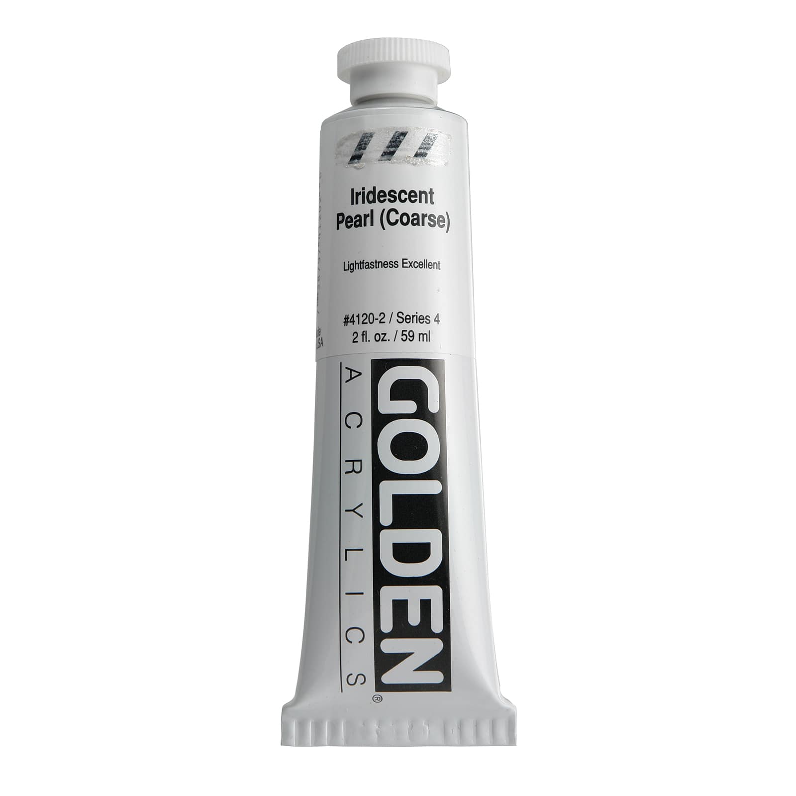 Golden Artist Colors Iridescent Acrylic Paint, 2 oz in Iridescent Pear Greenl (Coarse) - D022326S - Art and Craft Paint Find the Golden Artist Colors Iridescent Acrylic P sku D022326S