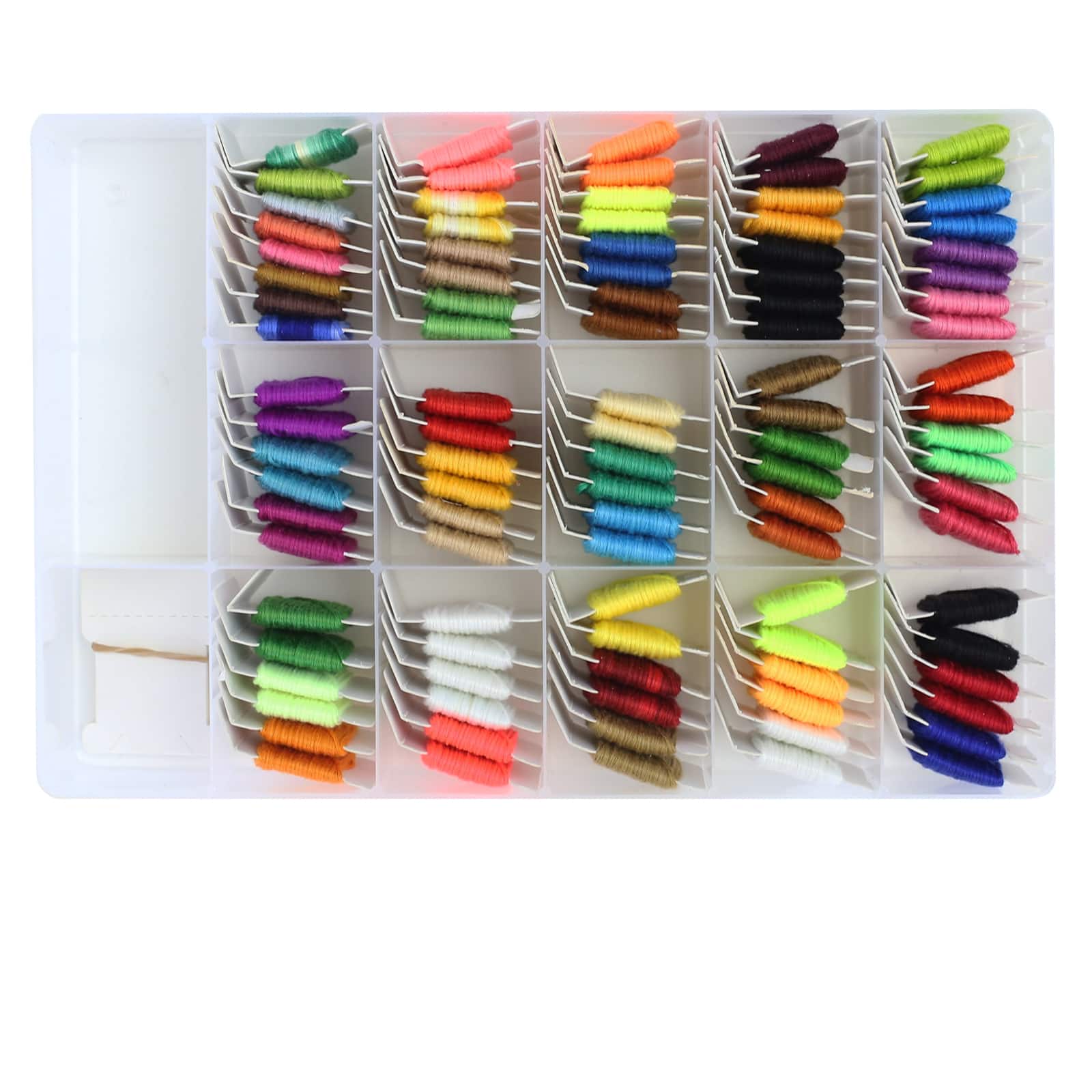 Peirich 201 Pack Embroidery Floss Kit, Includes Embroidery Threads 3-Tier  Organizer Box Embroidery Kits for Friendship Bracelets Cross stitch DIY