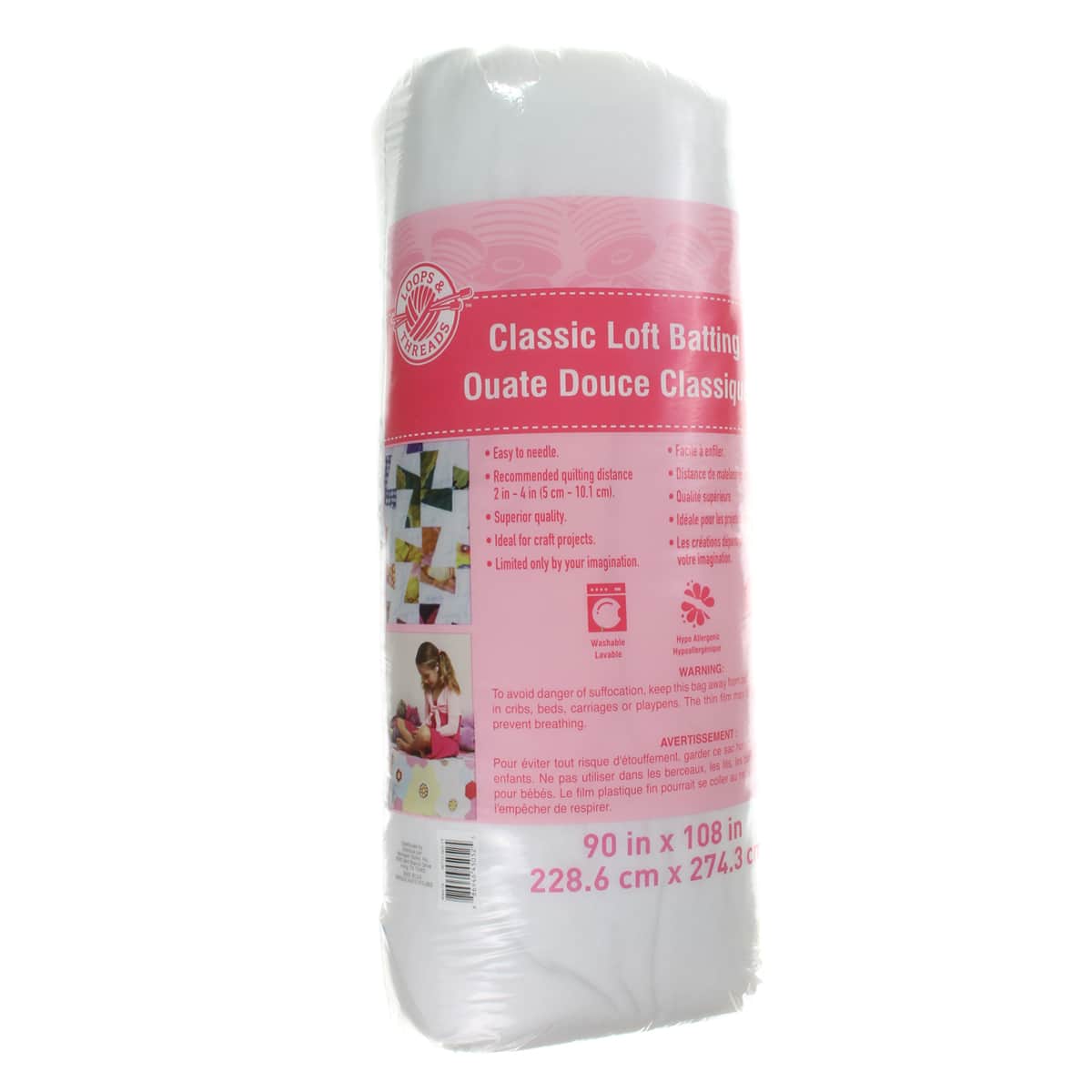 Classic Loft Batting by Loops & Threads™