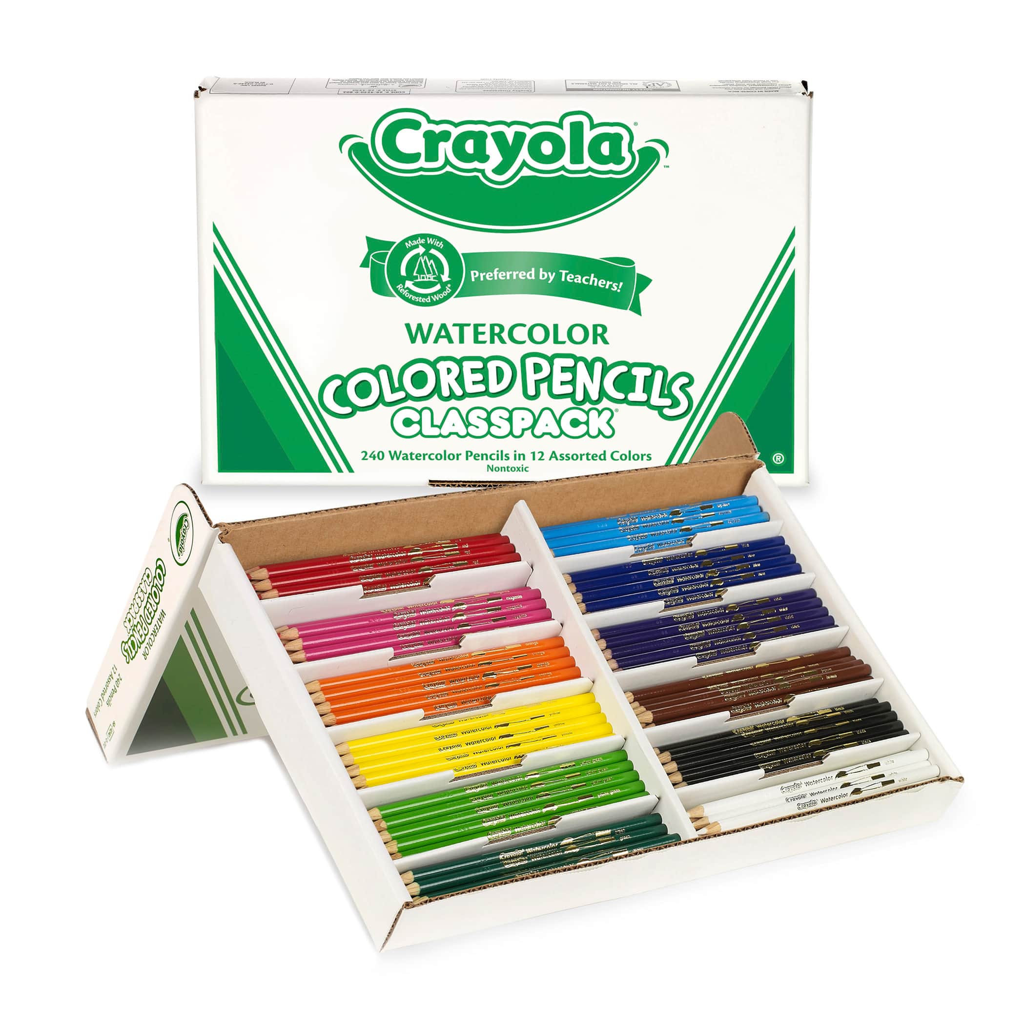 6 Packs: 240 ct. (1,440 total) Crayola&#xAE; Classpack&#xAE; Watercolor Colored Pencils