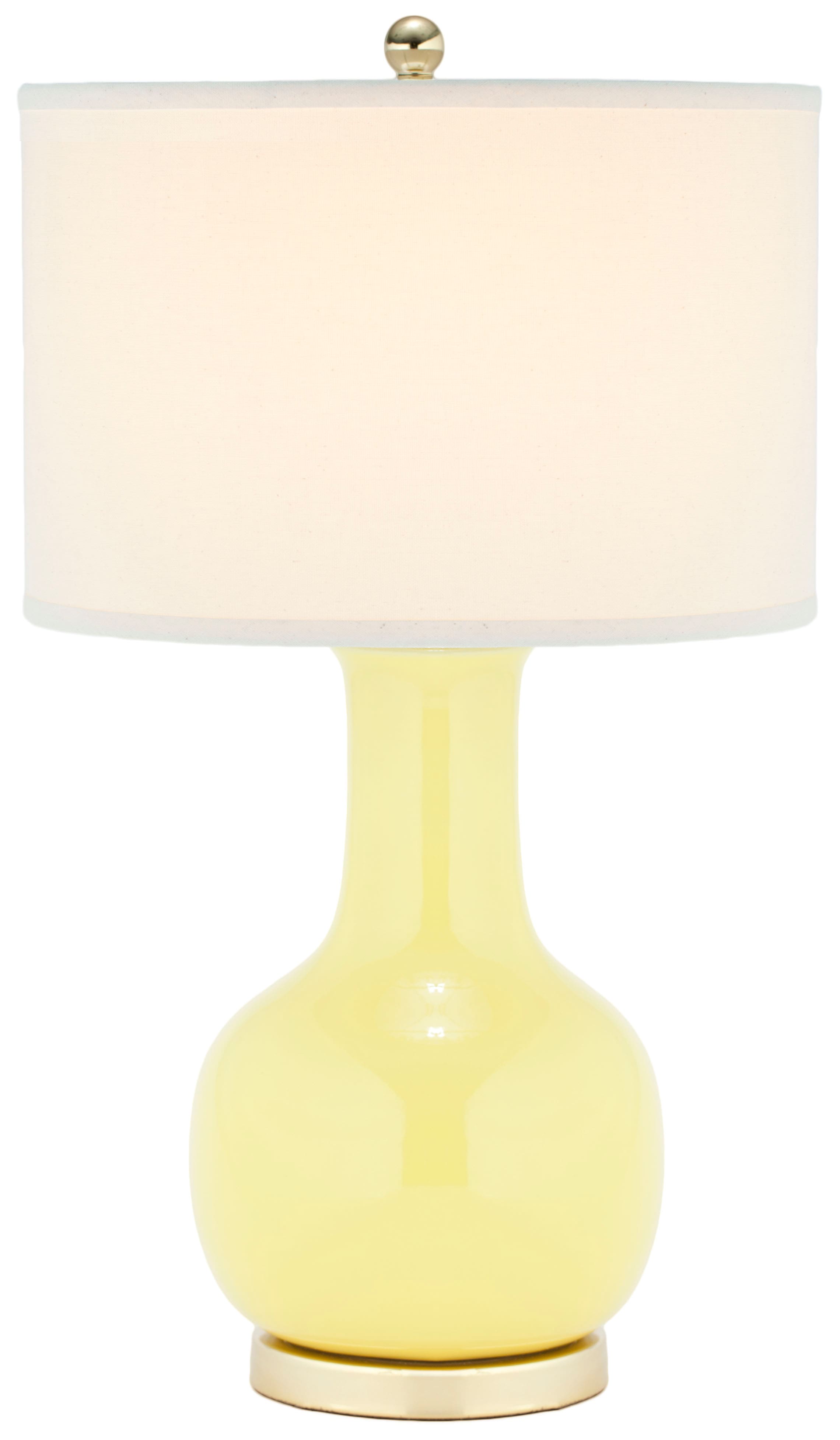 Ceramic Paris Lamp in Yellow