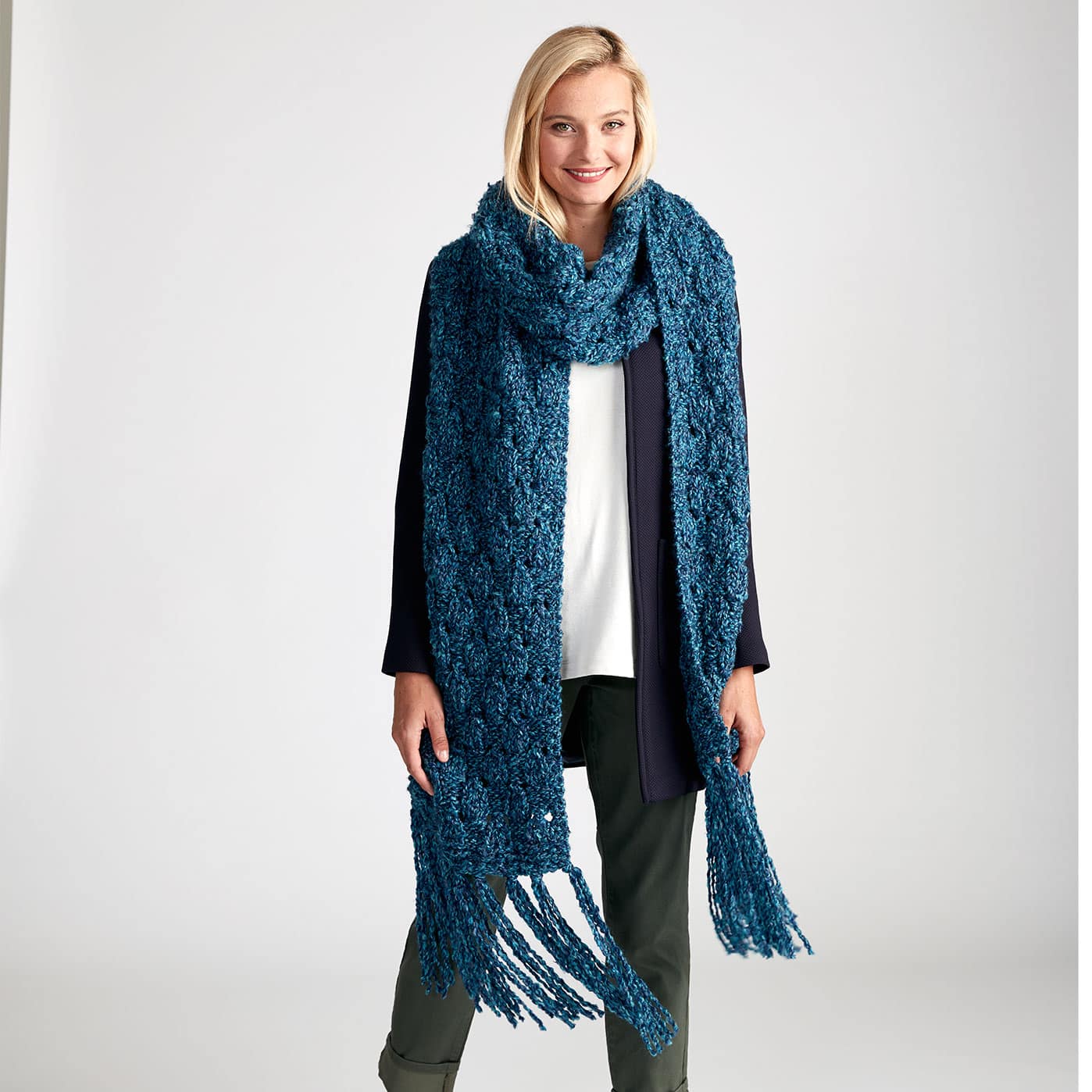 Loops & Threads® Country Loom™ Easy Breezy Knit Super Scarf