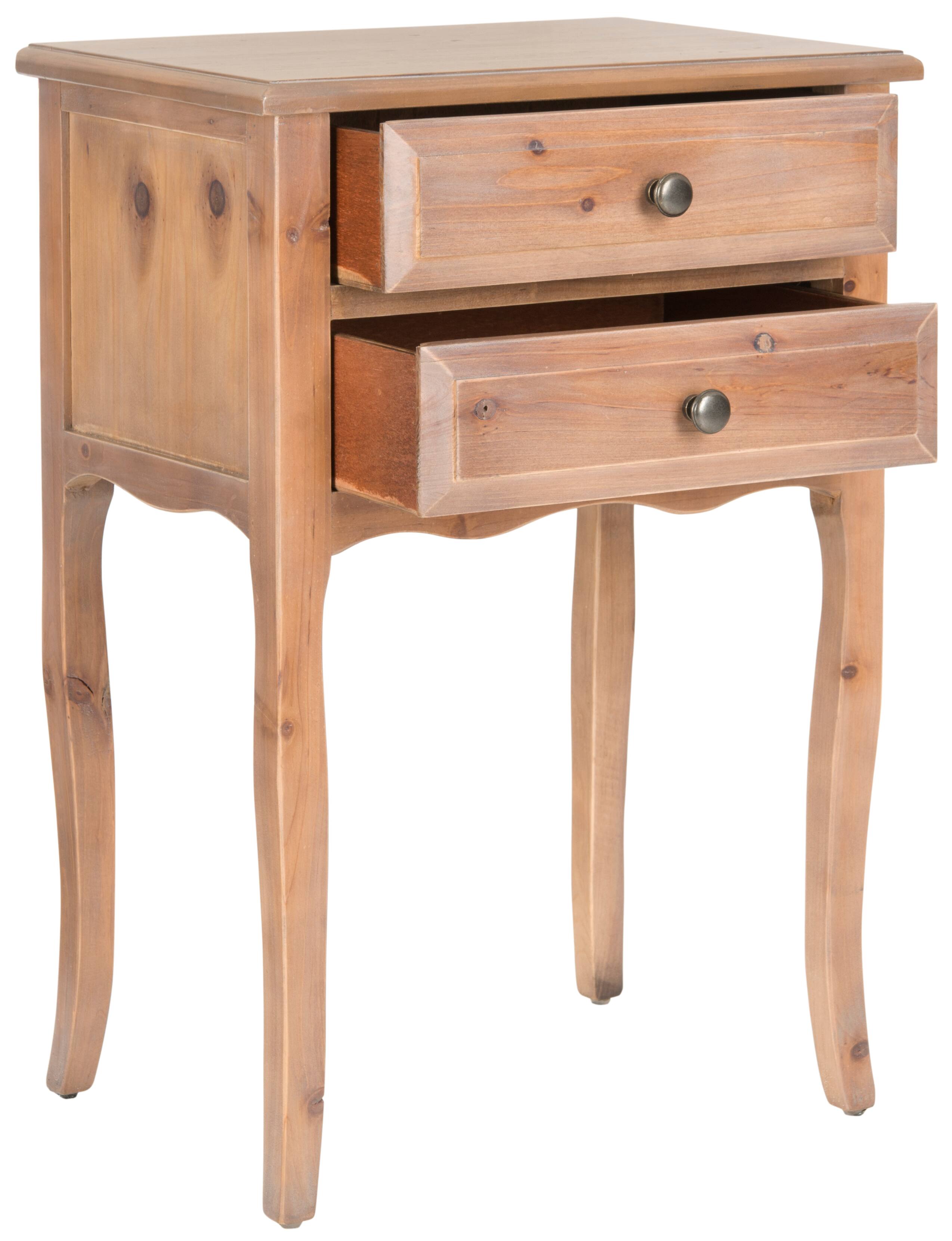 Lori End Table in Red Maple