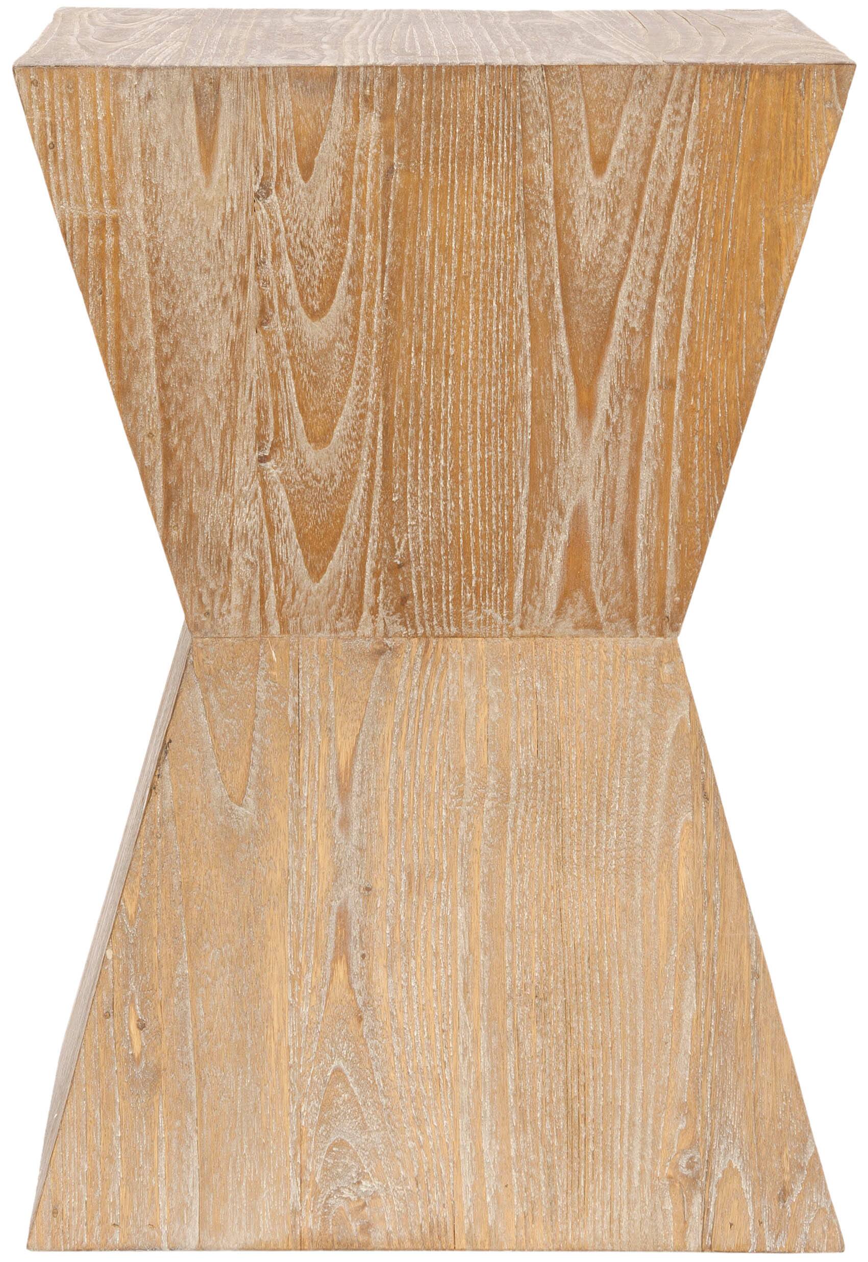 Noatak Side Table in Pickled Oak