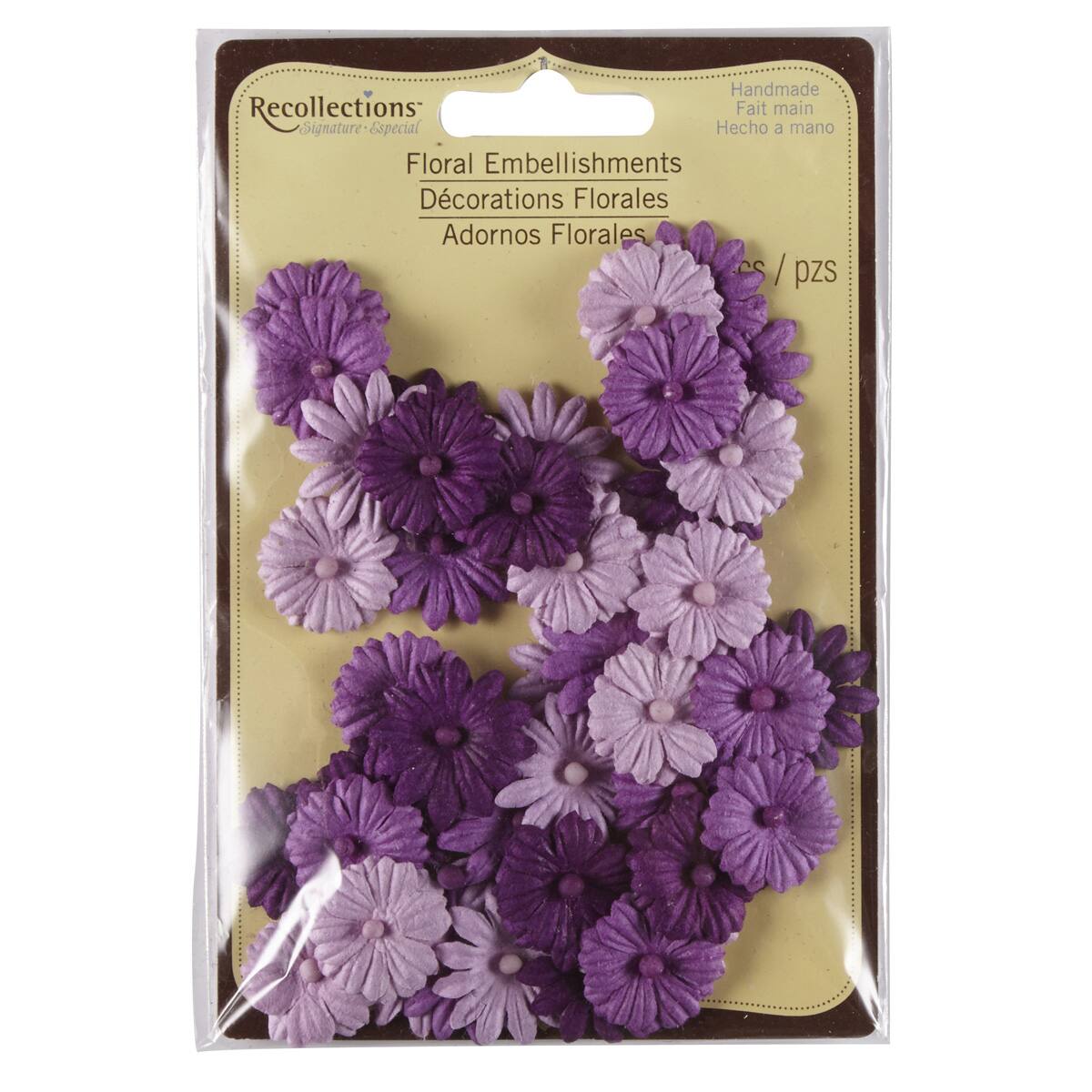 12 Packs: 48 ct. (576 total) Daisy Floral Embellishments by Recollections™