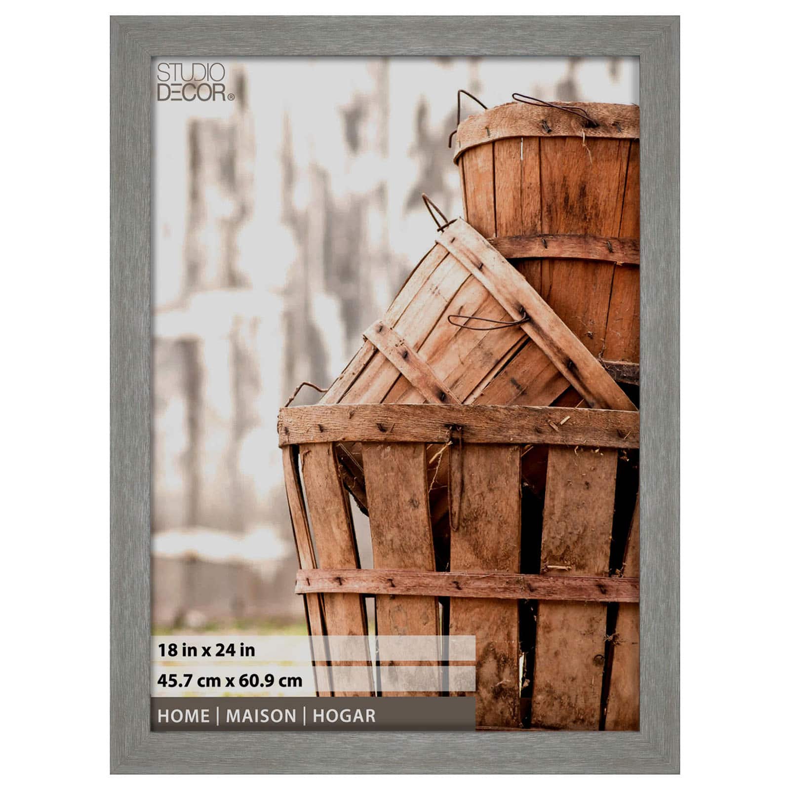 6 Pack: Gray 18&#x22; x 24&#x22; Barnwood Frame, Home Collection by Studio D&#xE9;cor&#xAE;