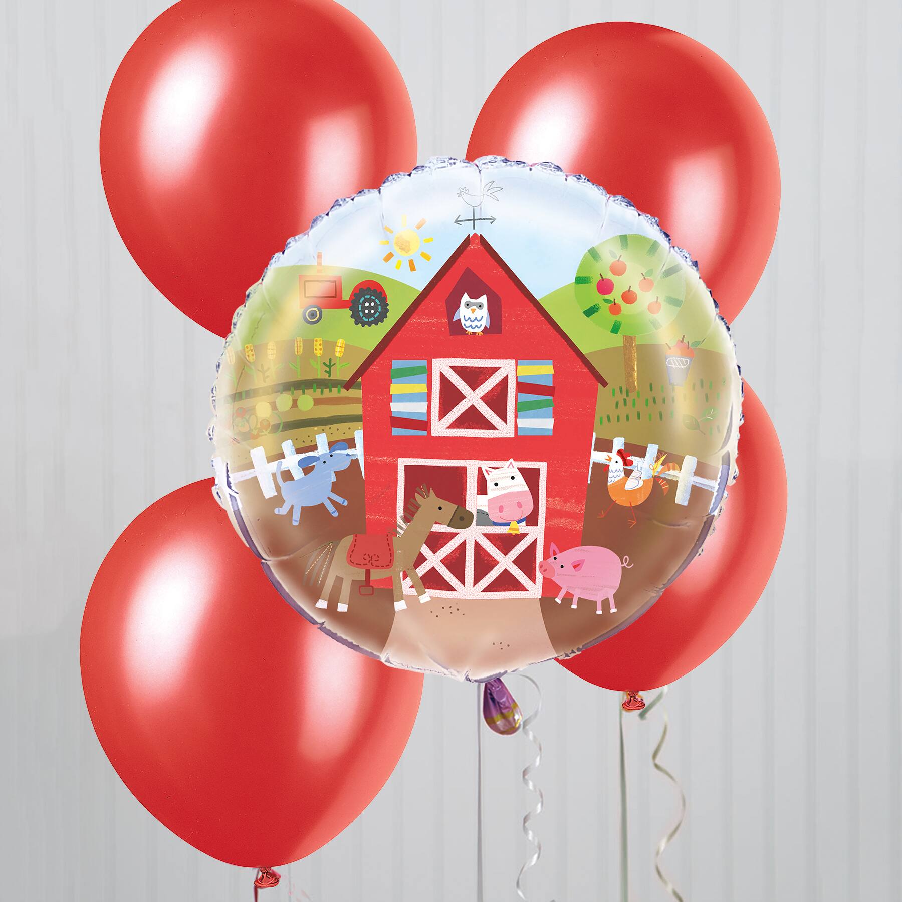 Barnyard Farm Birthday Balloon | Farm Party Decorations