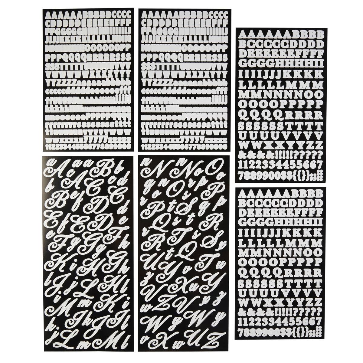 12 Pack: Alphabet Stickers Value Pack by Recollections™