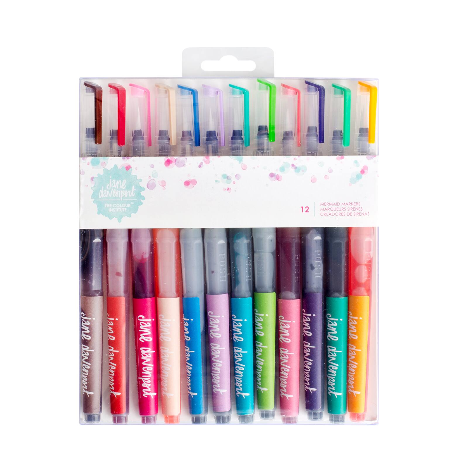 Shop for the Jane Davenport The Color Institute™ Mermaid Markers at Michaels