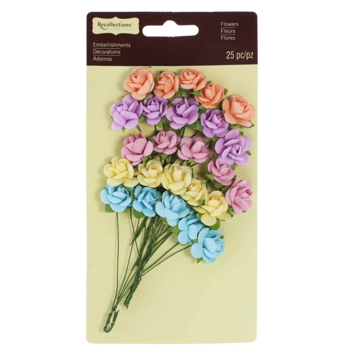 12 Packs: 25 ct. (300 total) Pastel Sachet Roses by Recollections™