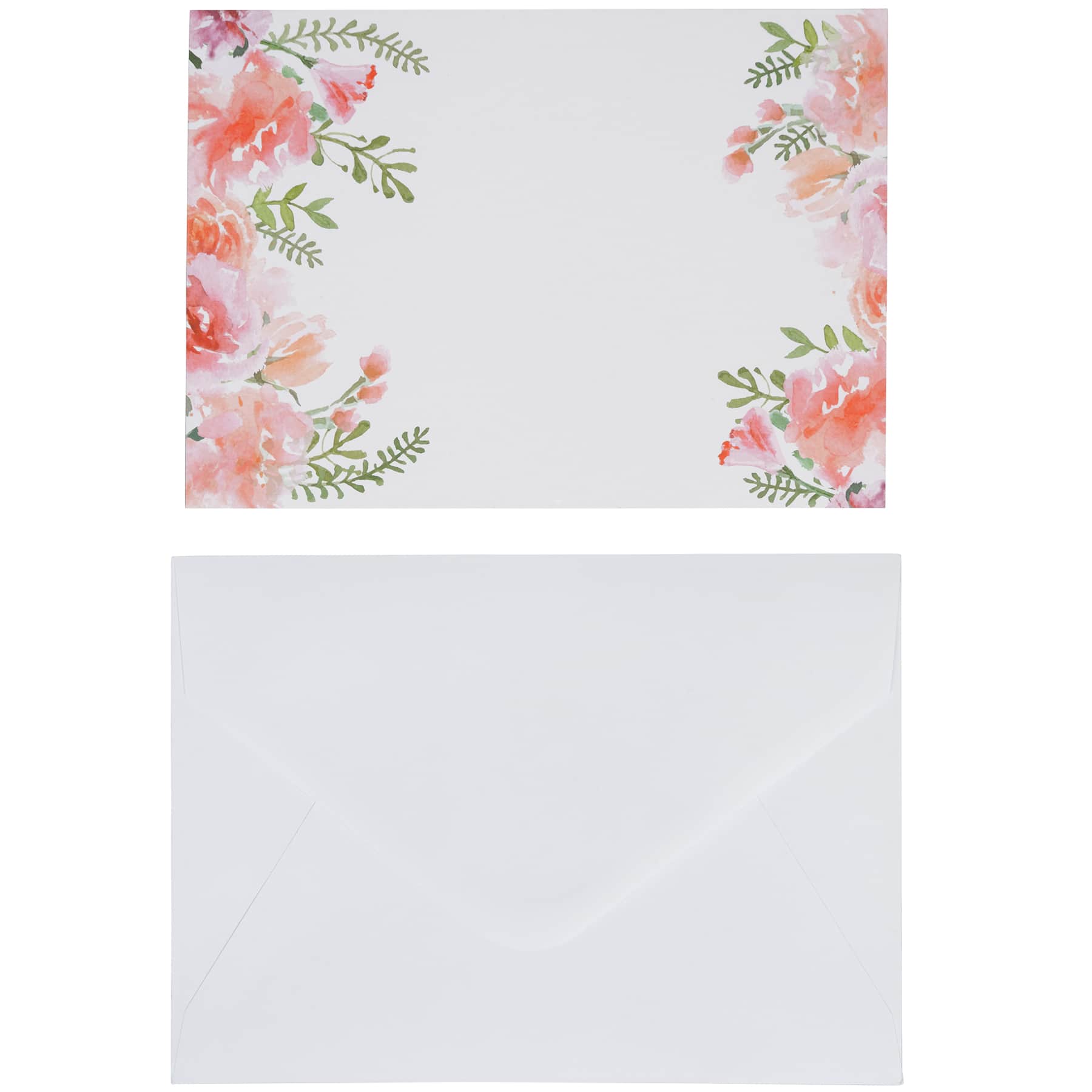 Blush Watercolor Flat Cards & Envelopes by Recollections™, 5 x 7