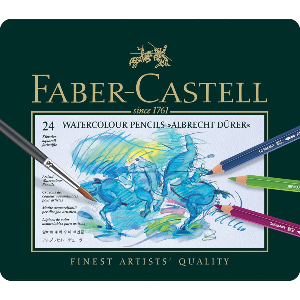 Faber-Castell Albrecht Durer Watercolor Pencils Tin Set of 24