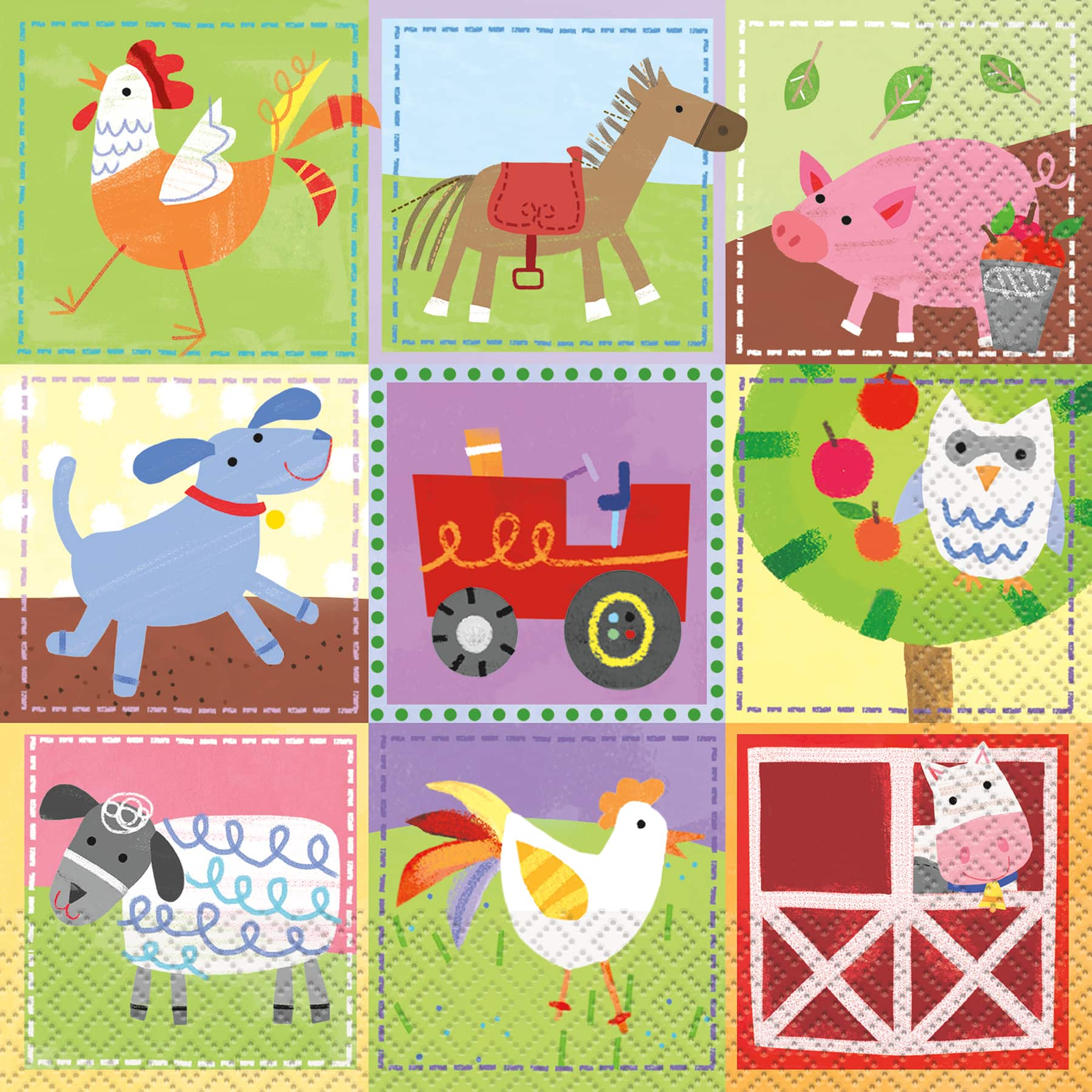 Barnyard Farm Party Paper Napkins Farm Birthday Party Supplies