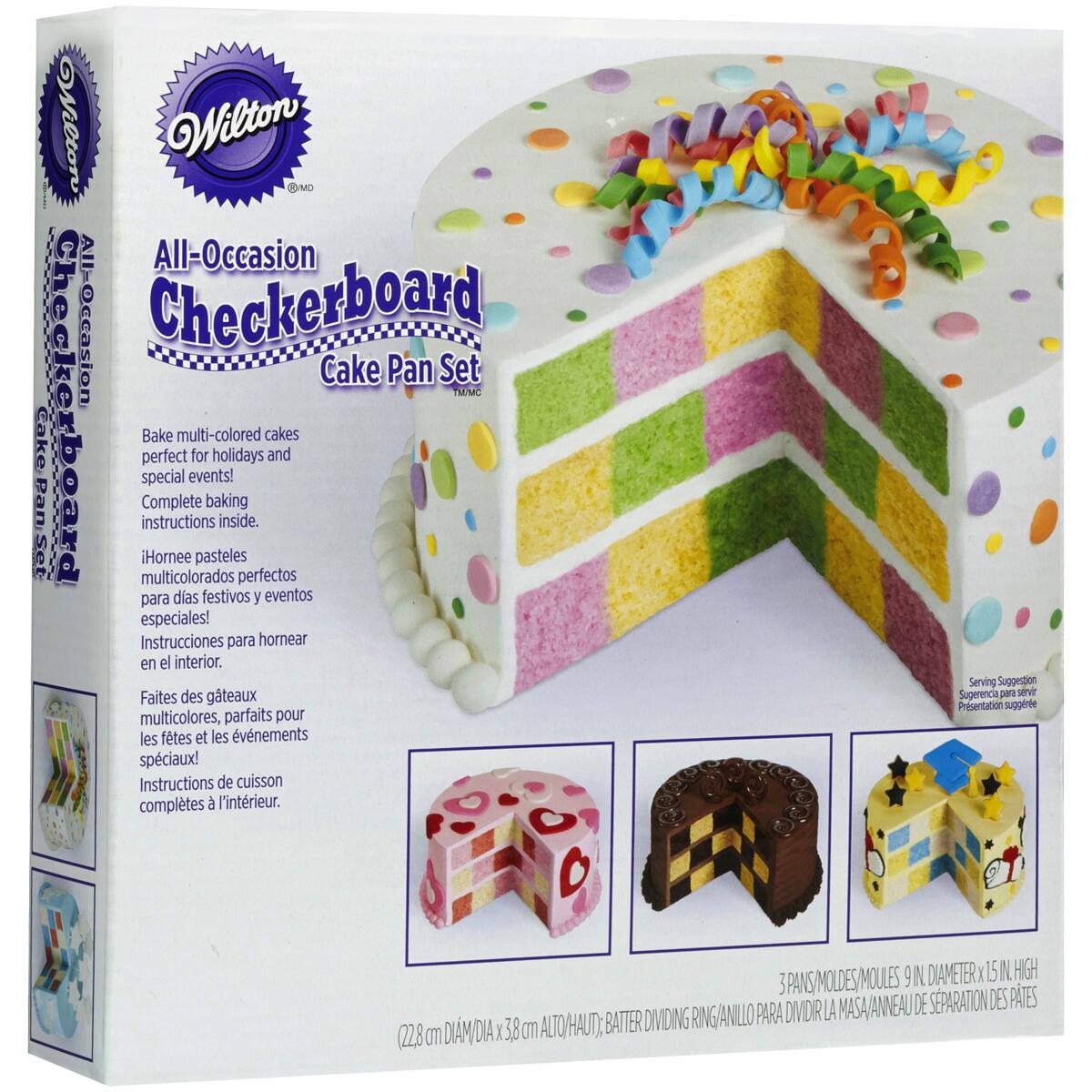 Ensemble De Moules A Gateau En Damier Pour Toutes Les Occasions Wilton Ensemble De Moules A Gateau En Damier Pour Toutes Les Occasions Wilton