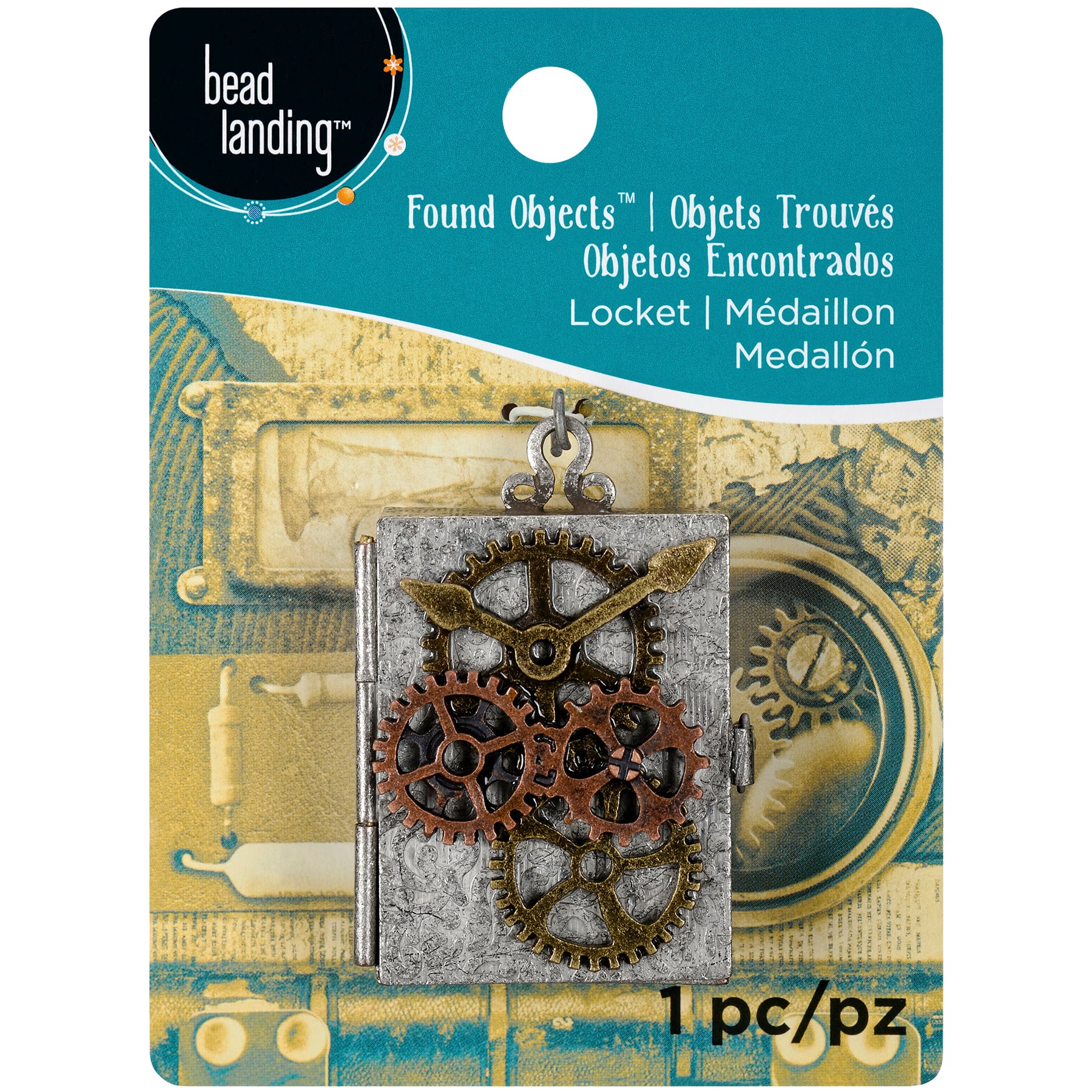 12 Pack: Found Objects™ Locket by Bead Landing™