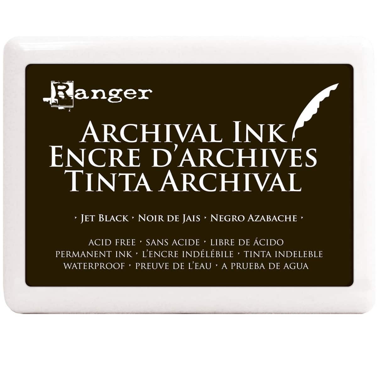 6 Pack: Archival Ink&#x2122; Jet Black Ink Pad