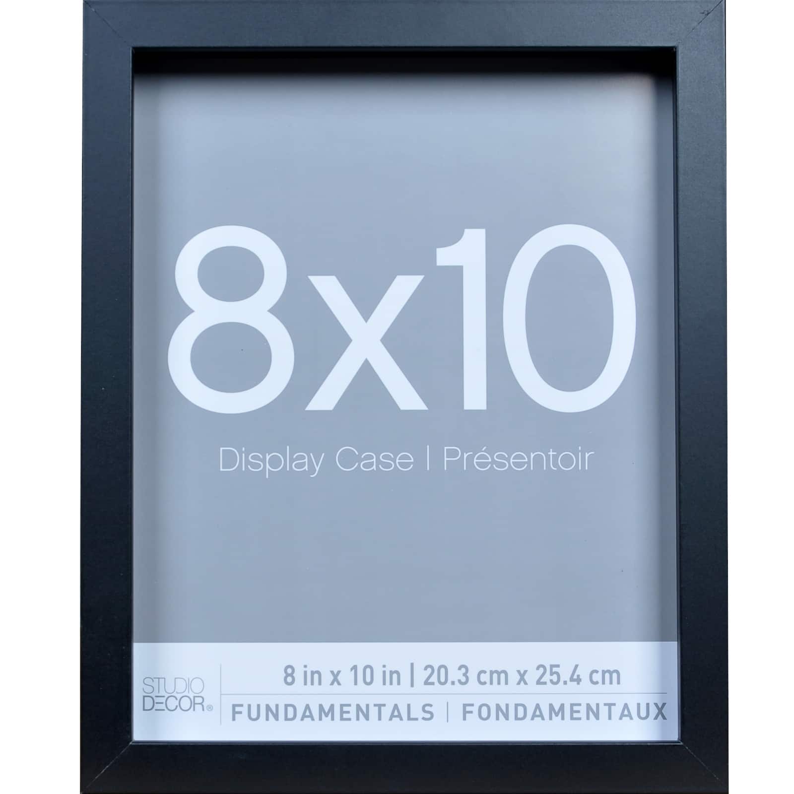 9 Packs: 3 ct. (27 total) Black Fundamentals 8&#x22; x 10&#x22; Display Case by Studio D&#xE9;cor&#xAE;