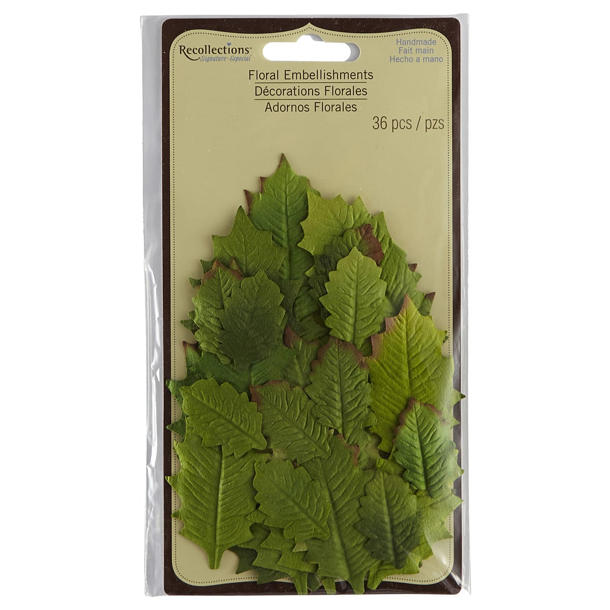 12 Packs: 36 ct. (432 total) Green Holly Leaf Embellishments by Recollections™