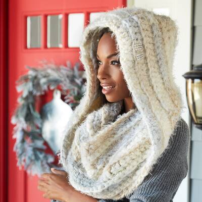 Isaac Mizrahi® CRAFT™ Central Park Hooded Crochet Cowl | Projects
