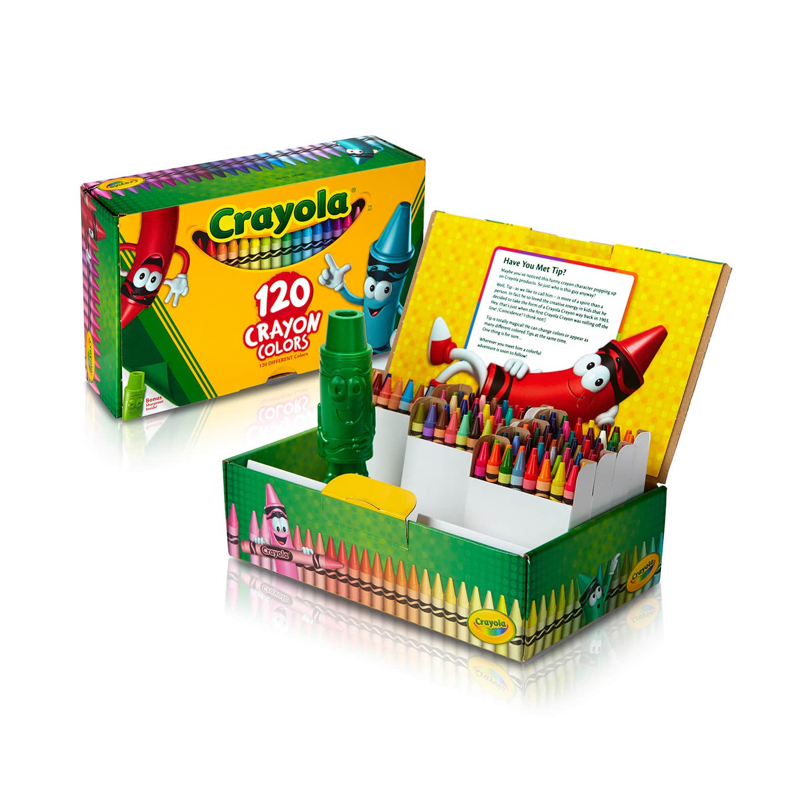  Crayola Classic Color Crayons in Flip-Top Pack with