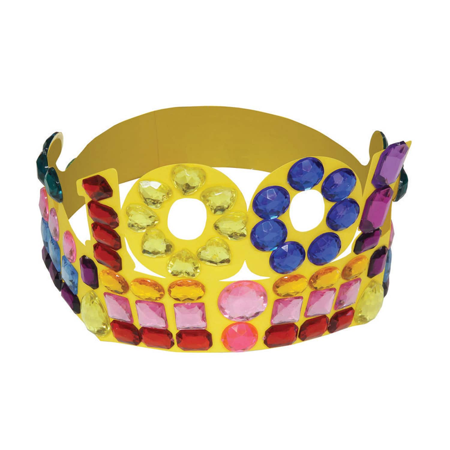 First 100 Days Paper Crowns, Pack of 25