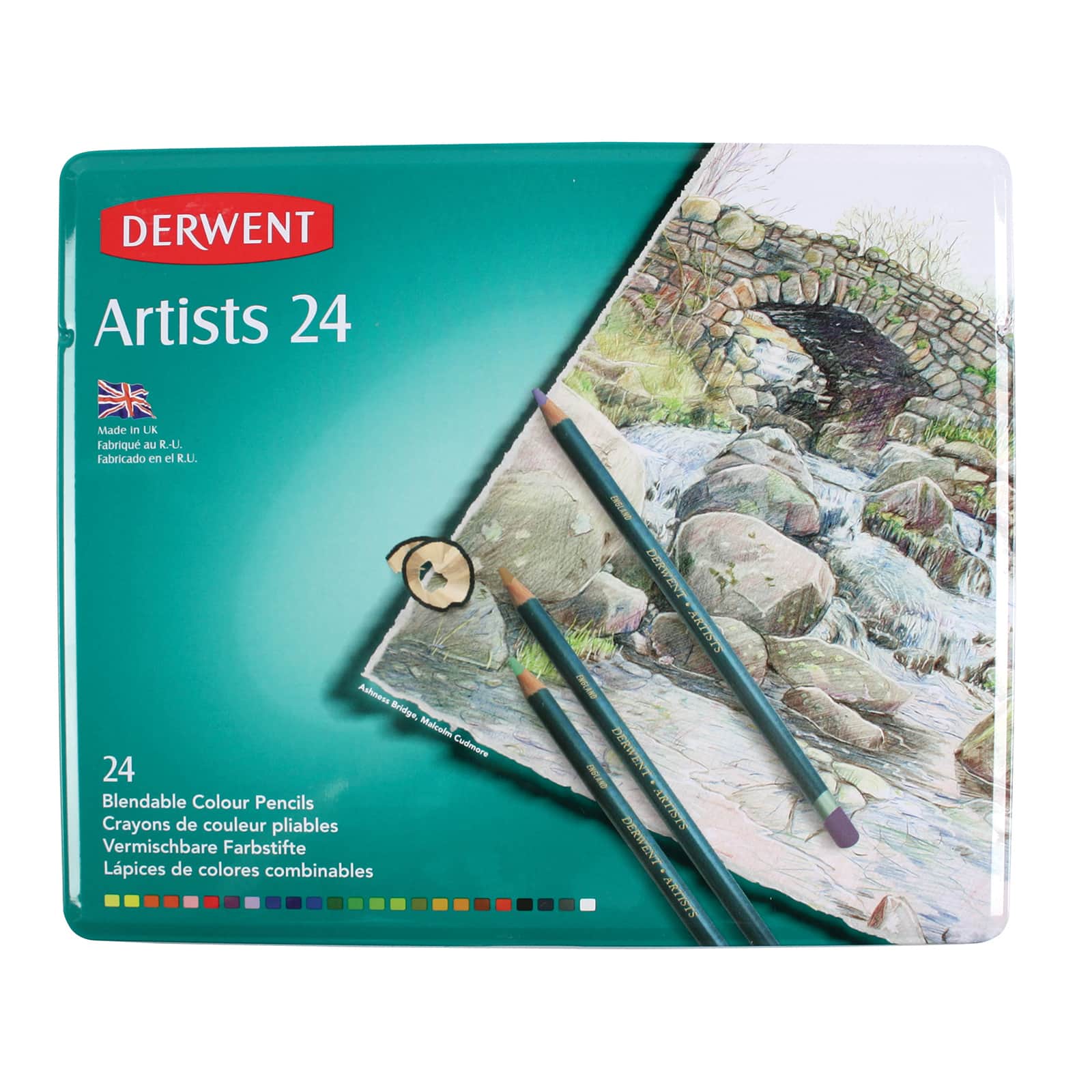 Derwent Artists Pencils 24 Tin 