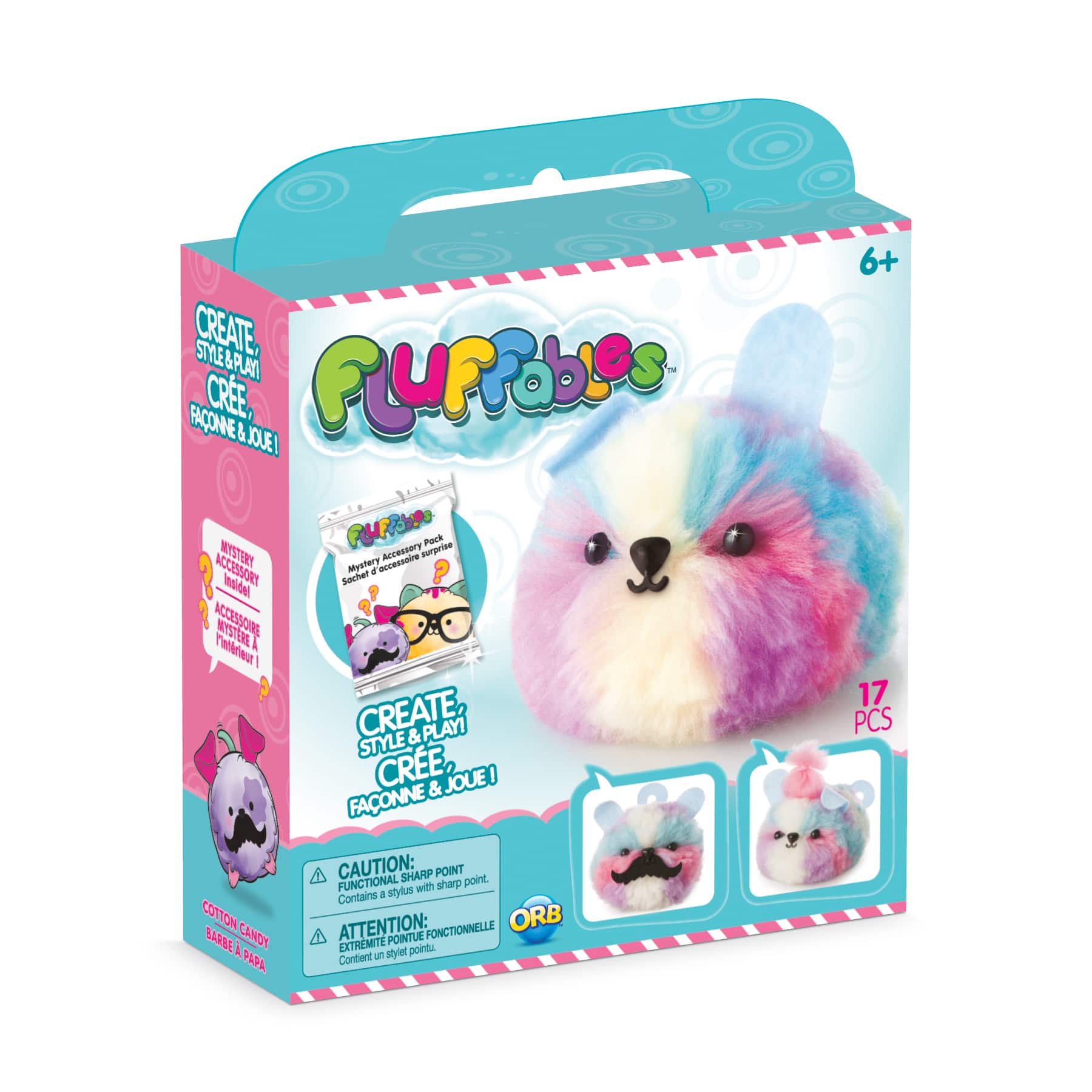 Assortiment d’animaux en peluche mystère Fluffables, 1 unité