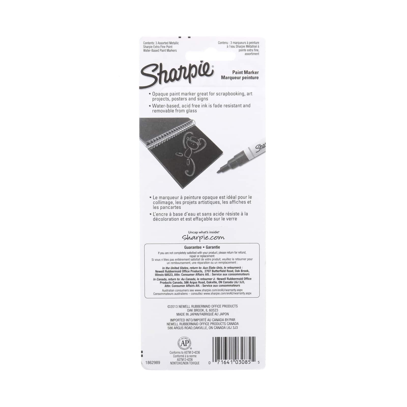 Sharpie&#xAE; Extra Fine Metallic Paint Pen Sets, Metals