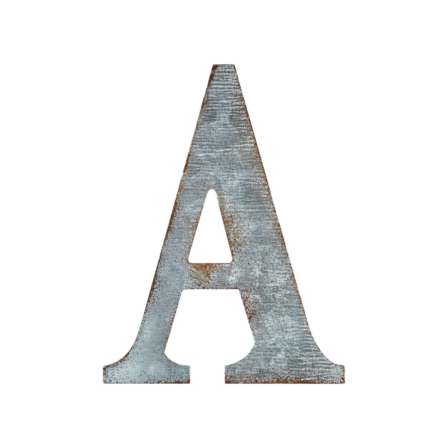 Find the Galvanized Letter By ArtMinds® at Michaels