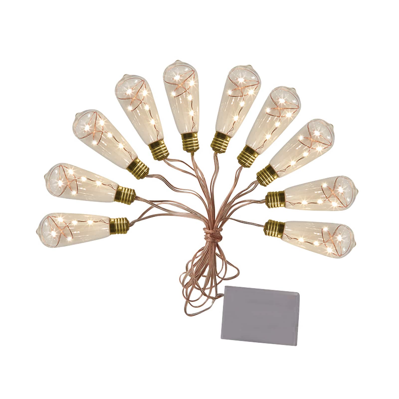 12 Pack: Apothecary &#x26; Company&#x2122; 10ct. Clear Traditional Bulb Decorative String Lights