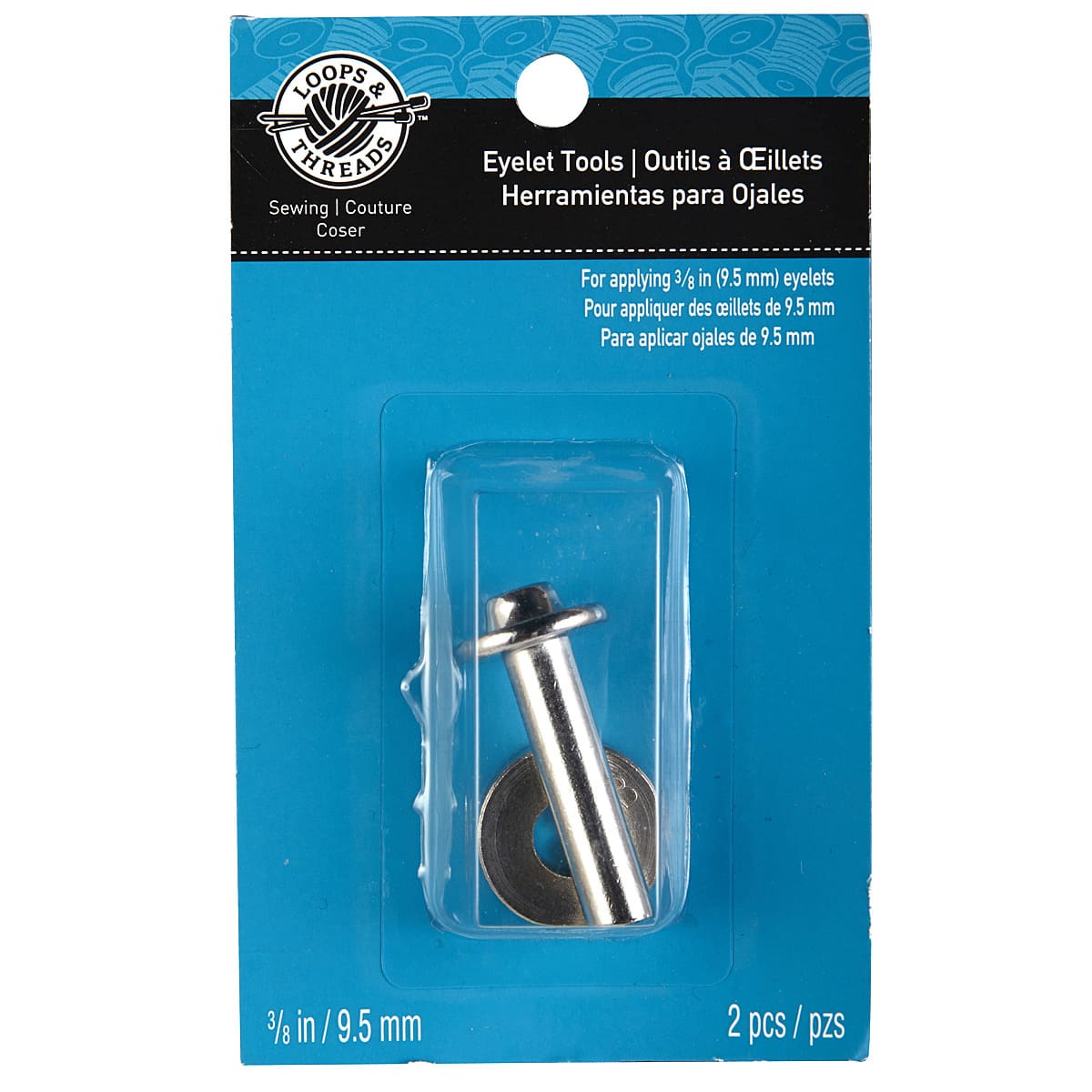 12 Pack: Eyelet Tools Set by Loops & Threads™