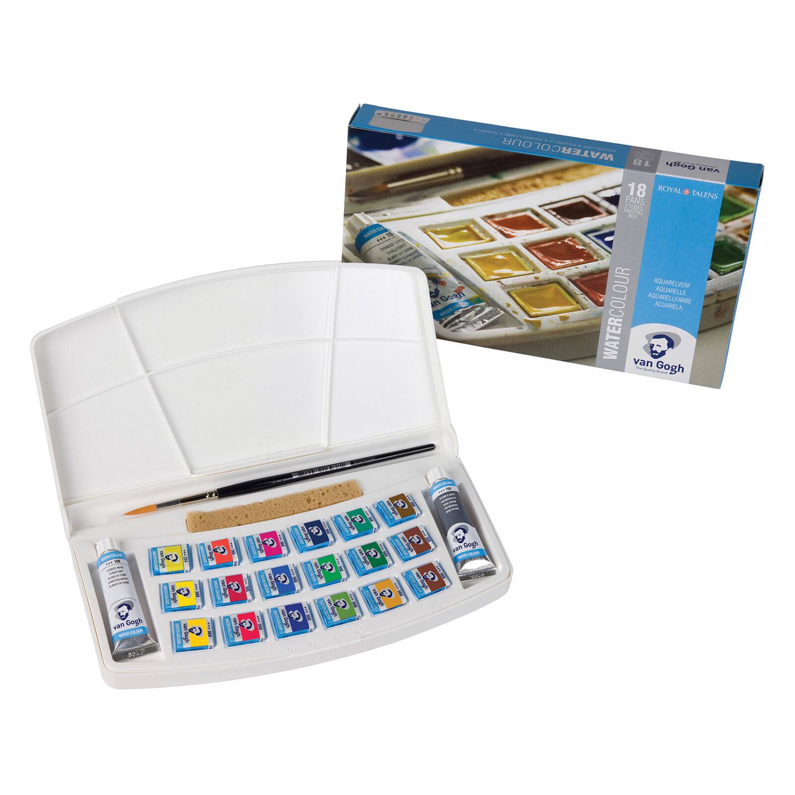 Royal Talens Van Gogh WATERCOLOUR 18 Color Pan Set